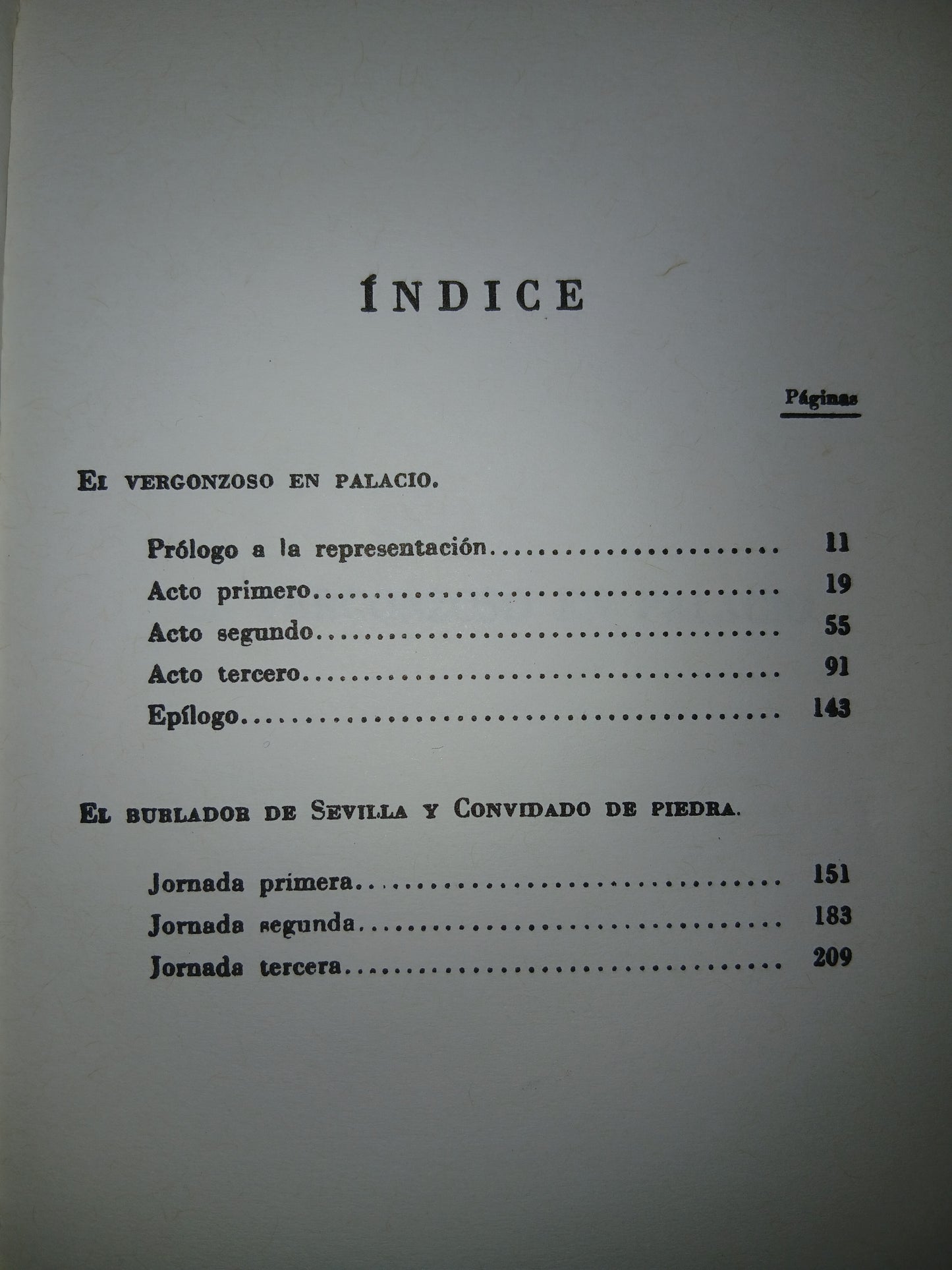 EL VERGONZOSO EN PALACIO/EL BURLADOR DE SEVILLA POR TIRSO DE MOLINA USADO TEATRO LITERARIO 207