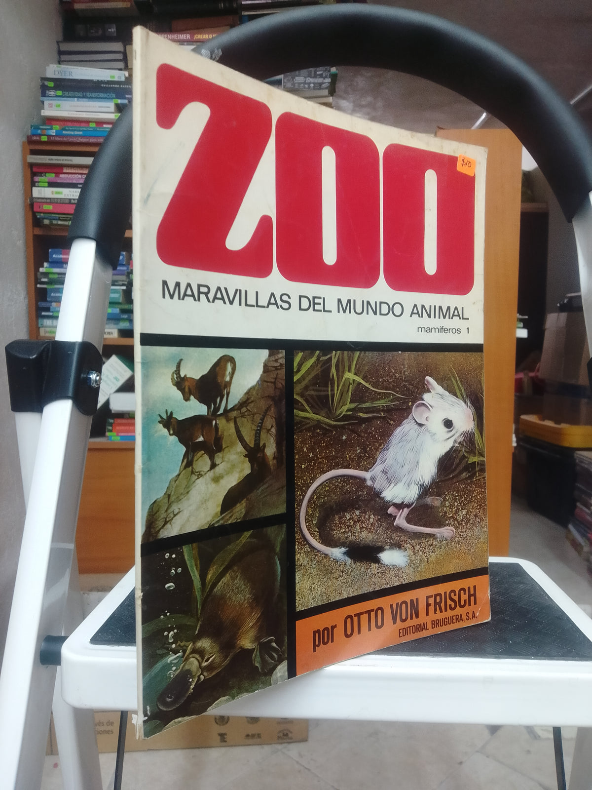 ZOO MARAVILLAS DEL MUNDO ANIMAL MAMIFEROS 1 POR OTTO VON FRISCH USADO BIOLOGIA JUAREZ 515