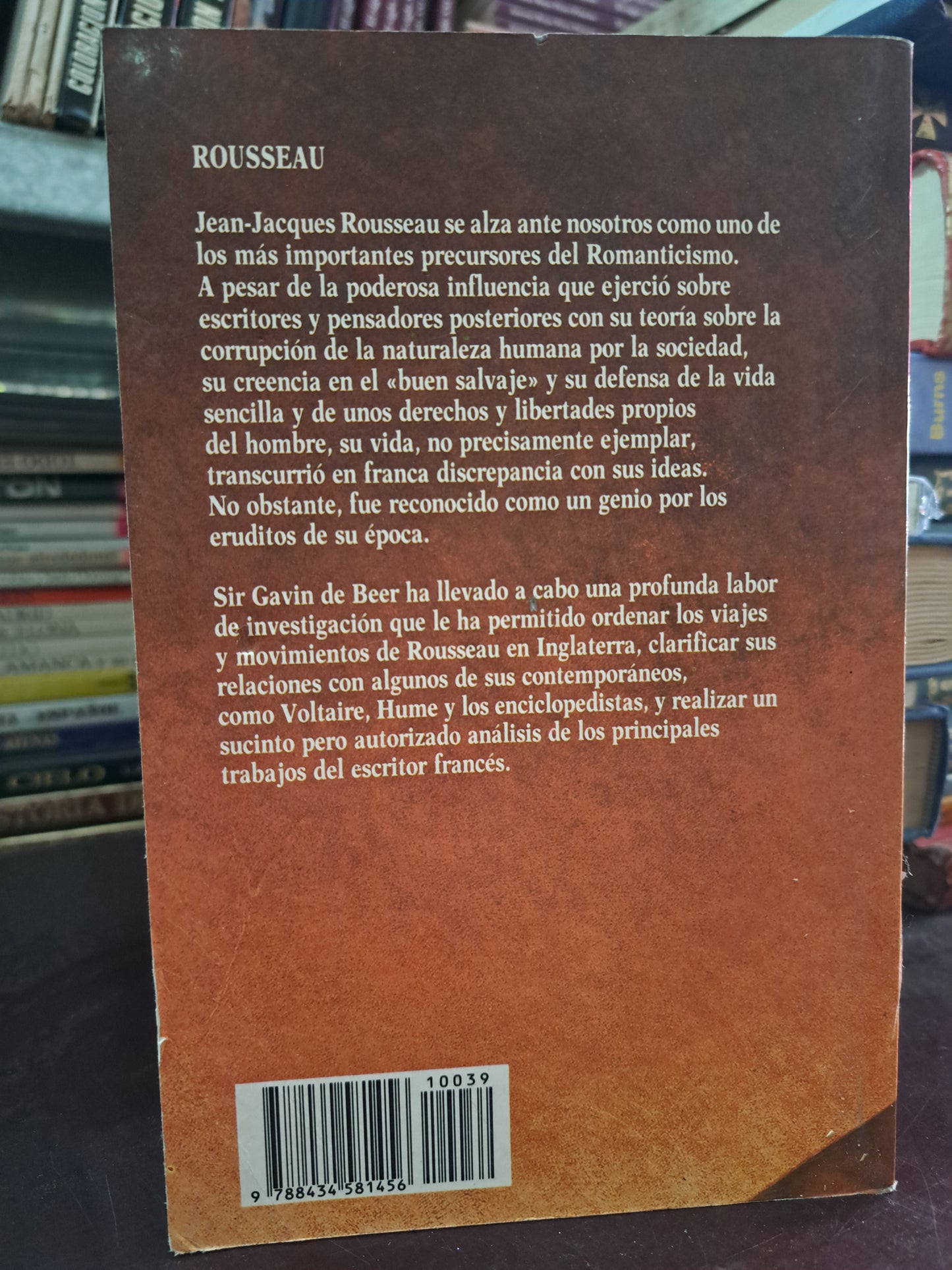 ROUSSEAU SIR GAVIN DE BEER USADO HISTORIA LITERARIO 305