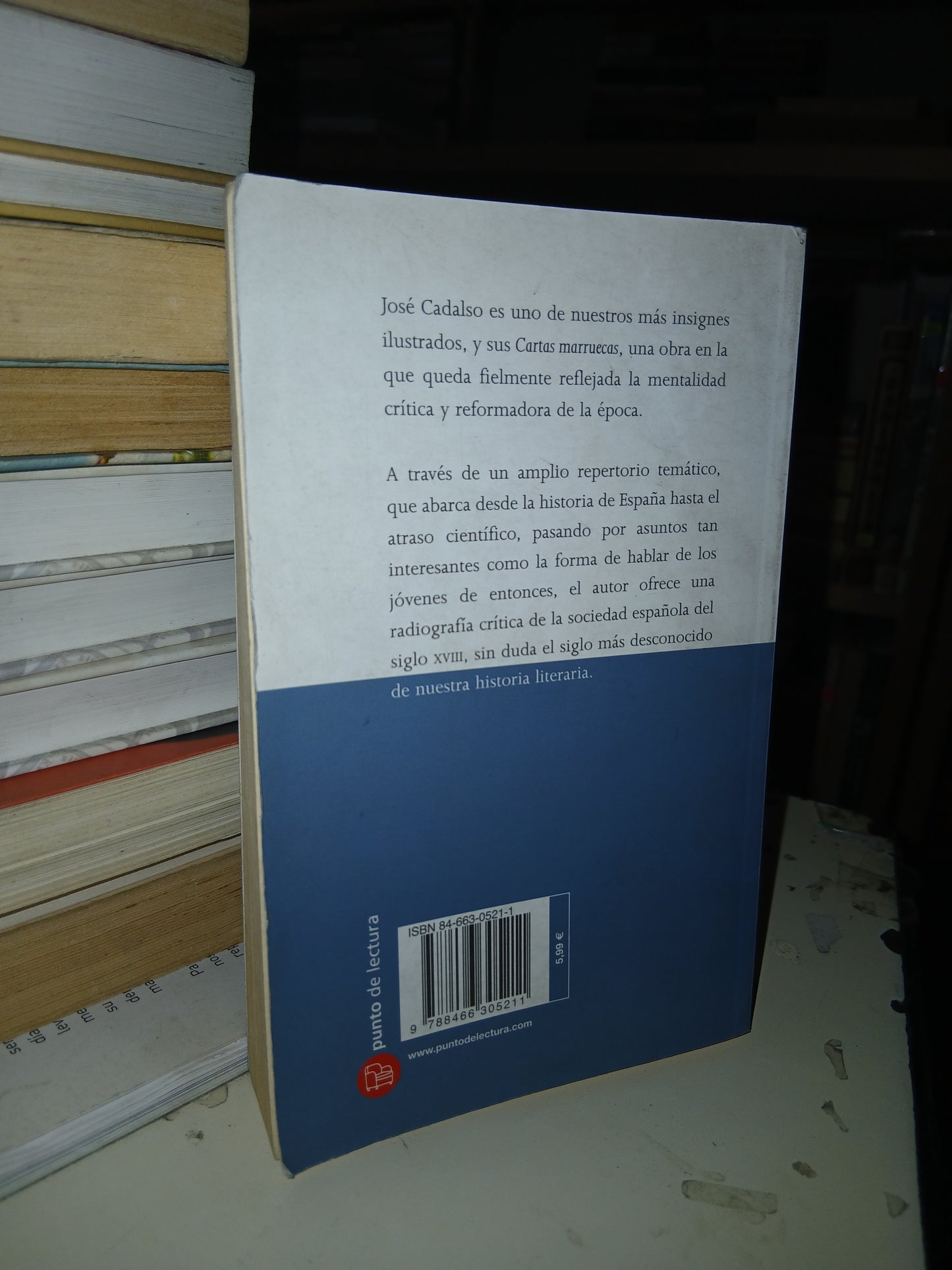 CARTAS MARRUECAS POR JOSÉ CADALSO USADO NOVELA LITERARIO 207