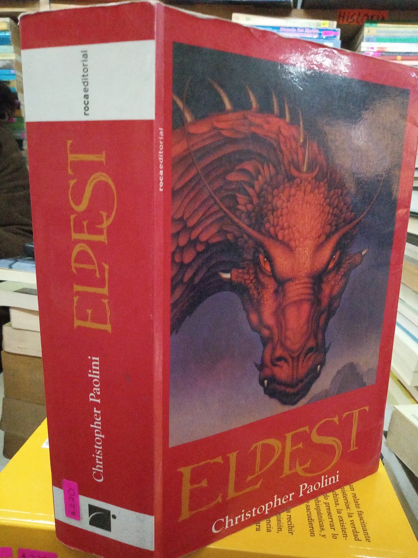 ELDEST POR CHRISTOPHER PAOLINI USADO NOVELA LITERARIO 207