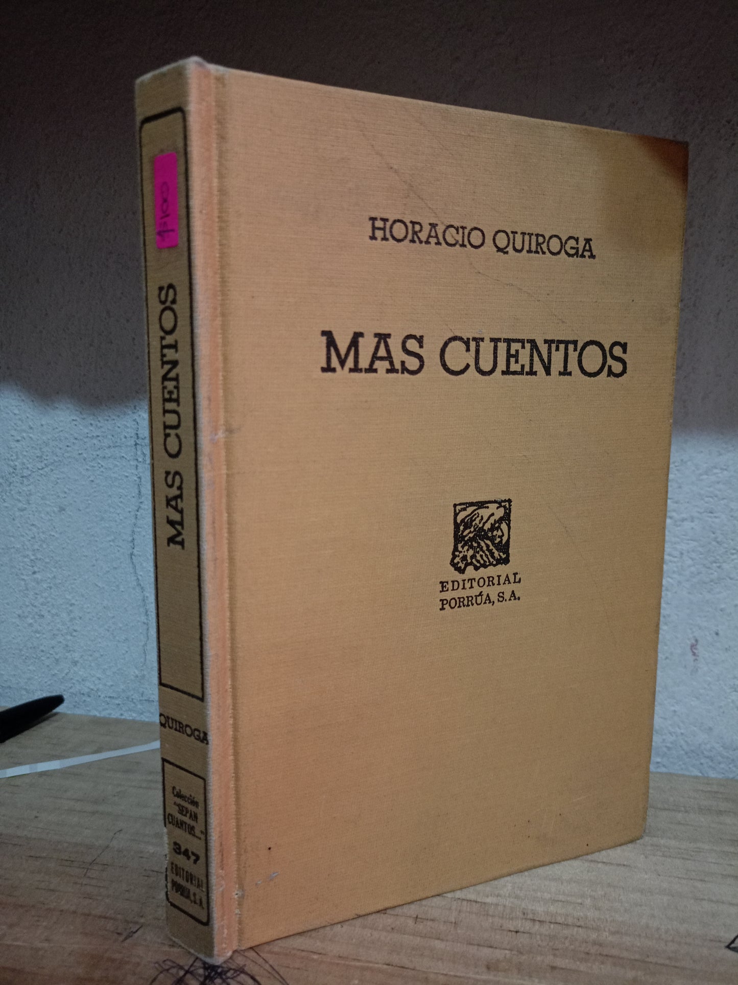 MAS CUENTOS POR HORACIO QUIROGA USADO NOVELA LITERARIO 305