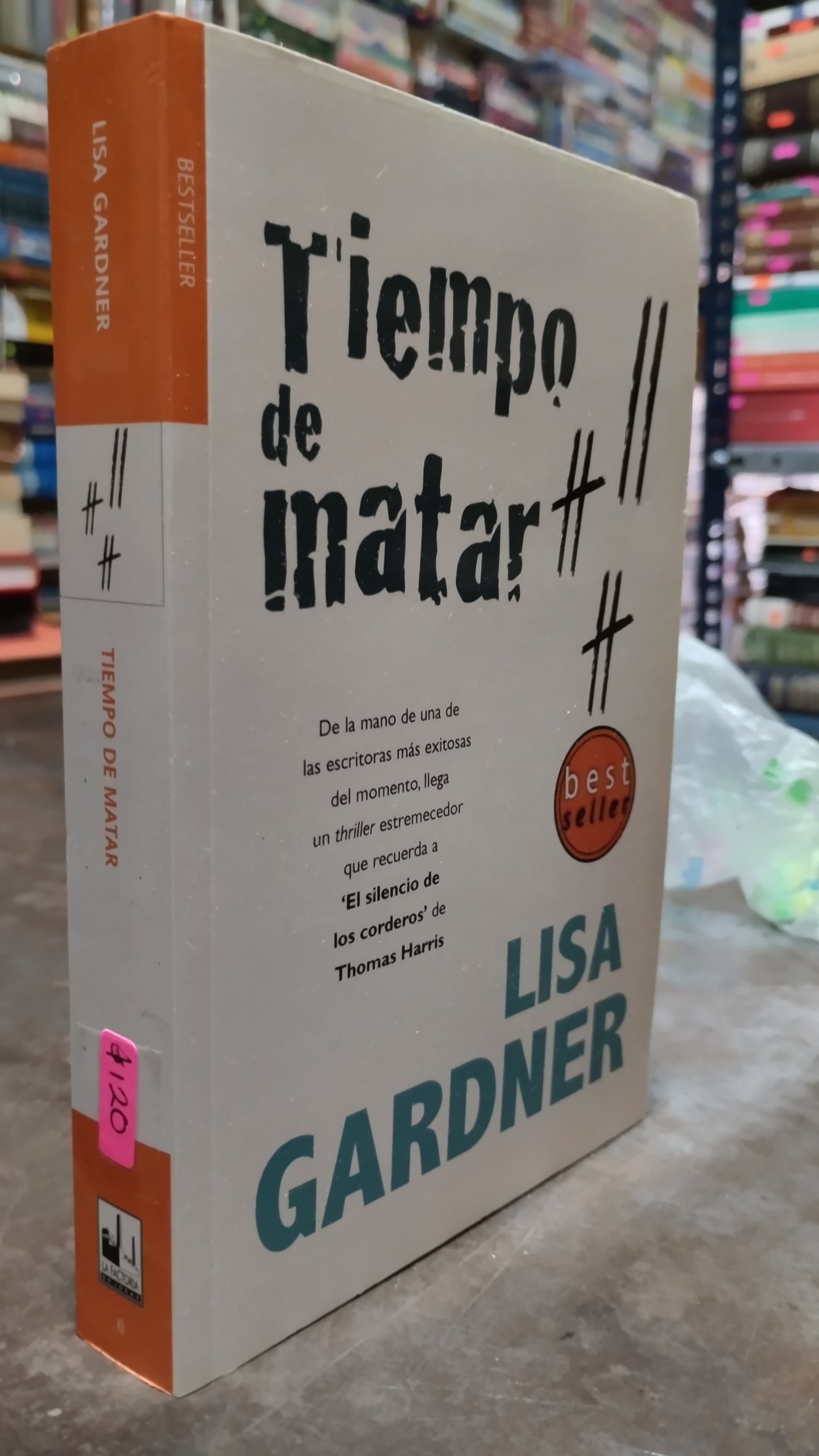 TIEMPO DE MATAR POR LISA GARDNER LIBRO USADO NOVELAS ALDAMA