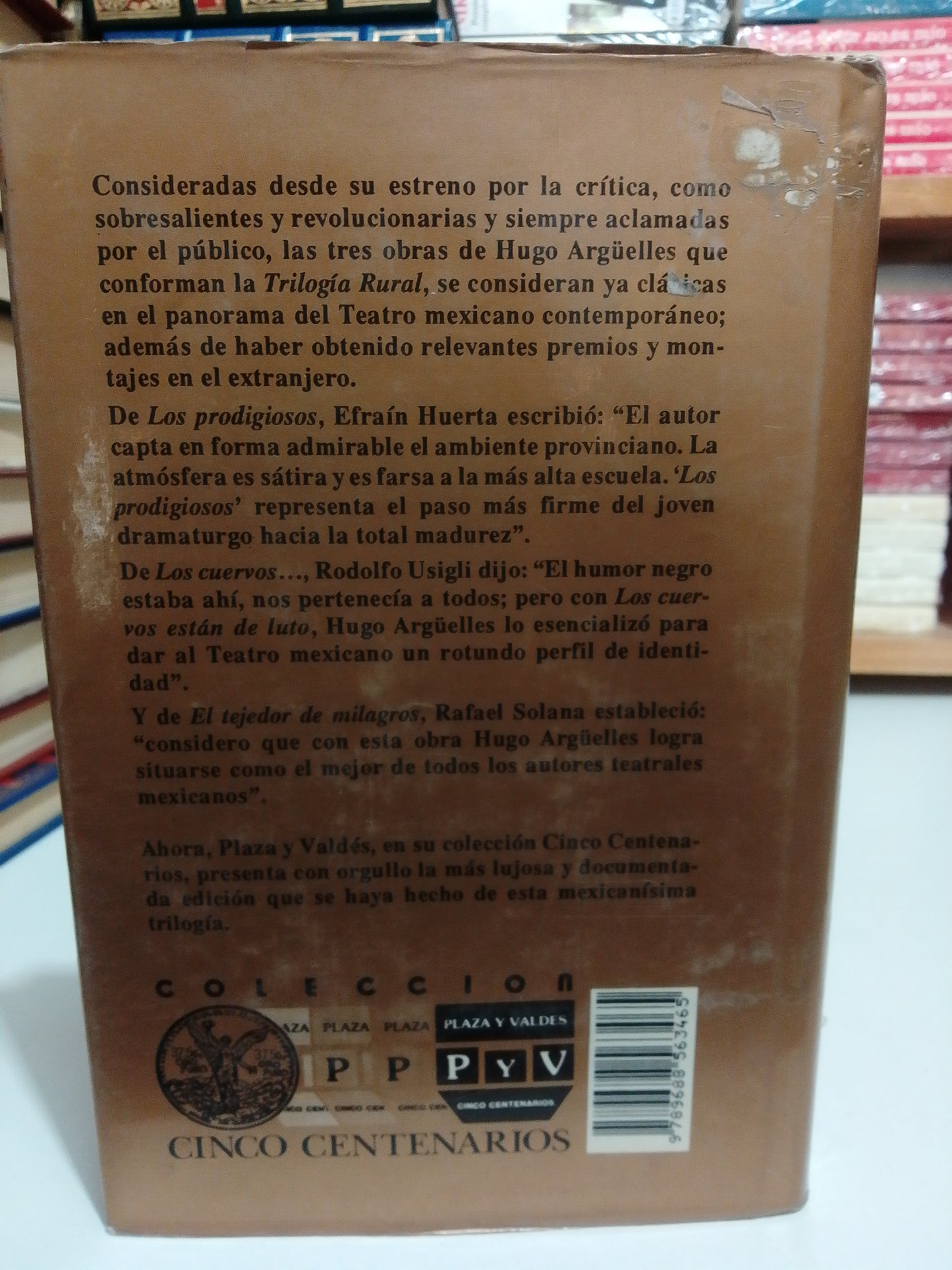 TRILOGIA RURAL 3 TITULOS LOS PRODIGIOSOS POR HUGO ARGÜELLES USADO NOVELA JUAREZ