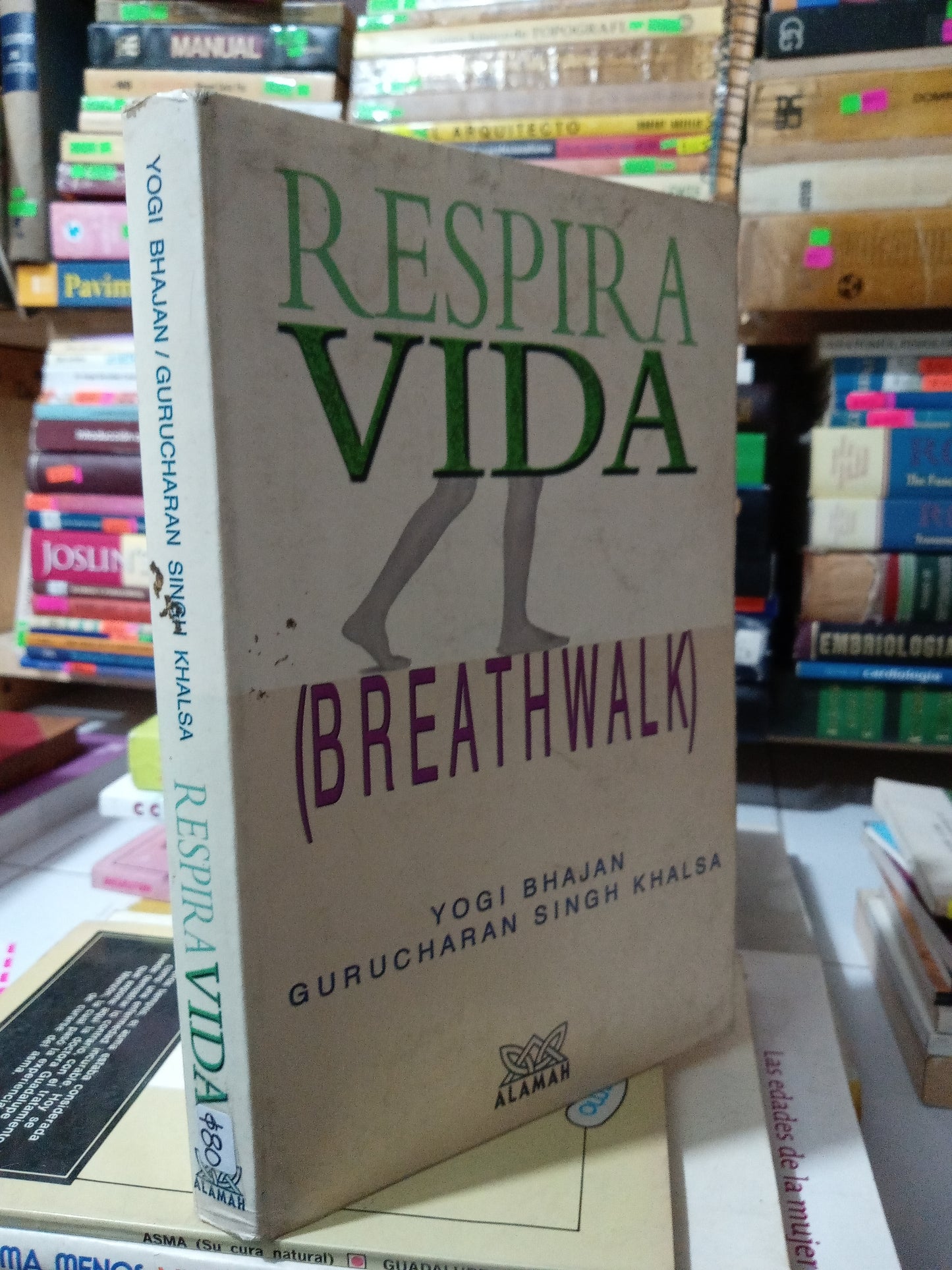 RESPIRA VIDA BREATGWALK POR YOGI BHAJAN GURUCHARAN SINGH USADO SALUD JUAREZ