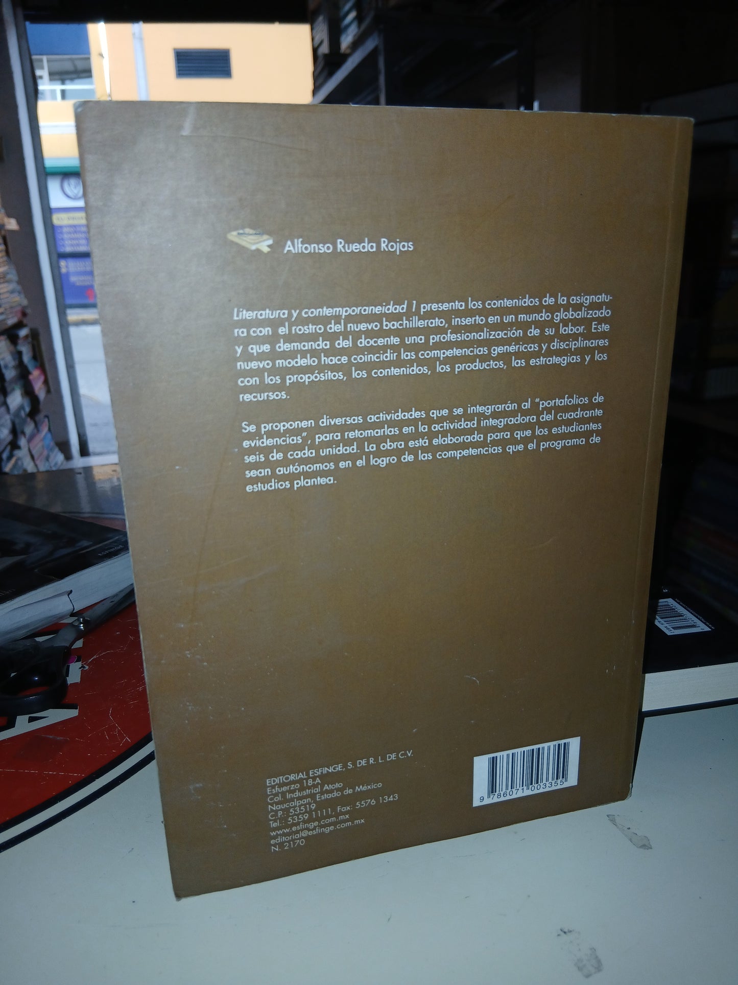 LITERATURA Y CONTEMPORANEIDAD 1: VISIÓN UNIVERSAL PARA COMPETENCIAS LITERARIAS POR ALFONSO RUEDA ROJAS USADO NOVELA LITERARIO 207