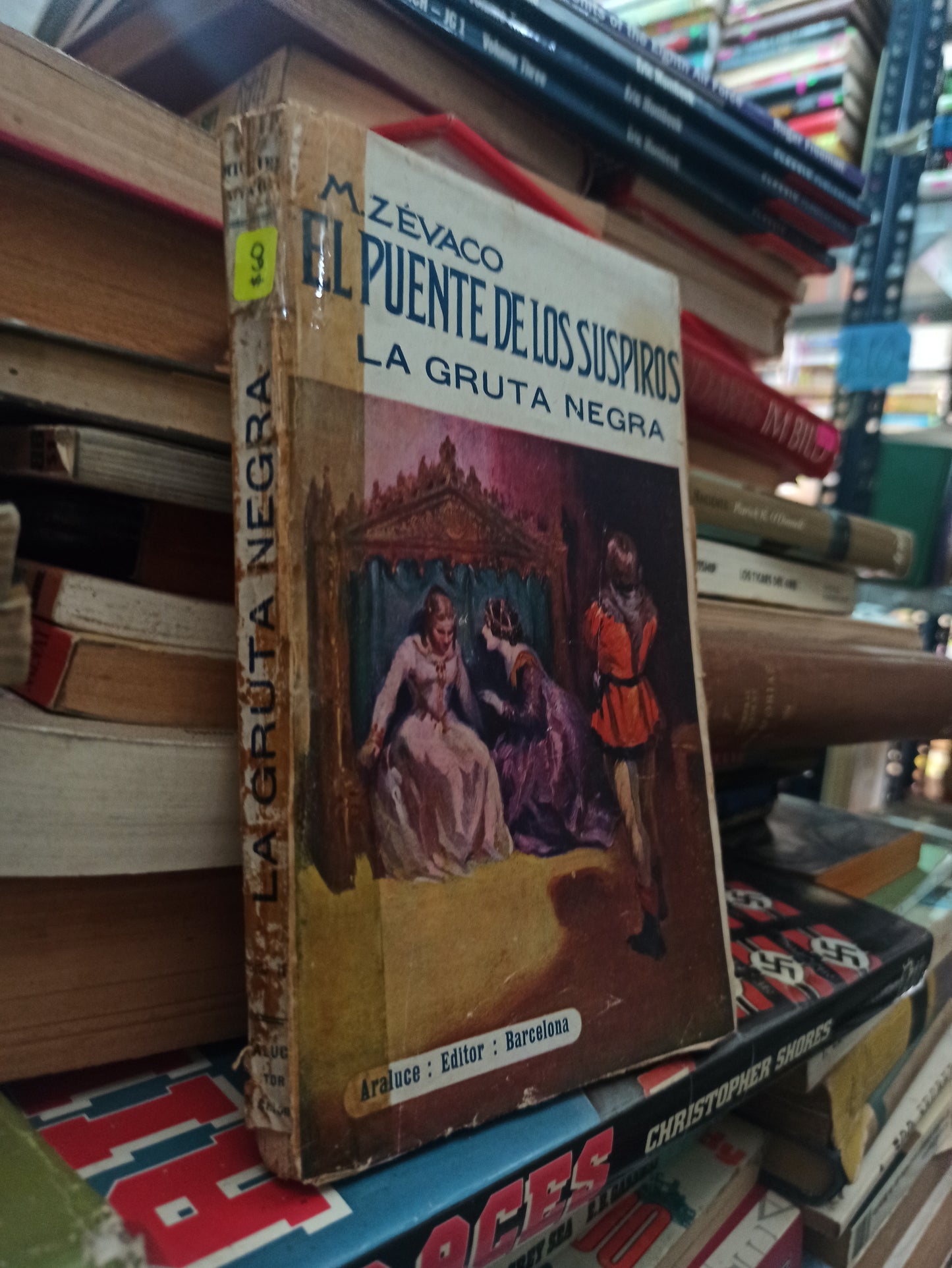 EL PUENTE DE LOS SUSPIROS LA GRUTA NEGRA POR M. ZEVACO USADO NOVELAS ALDAMA