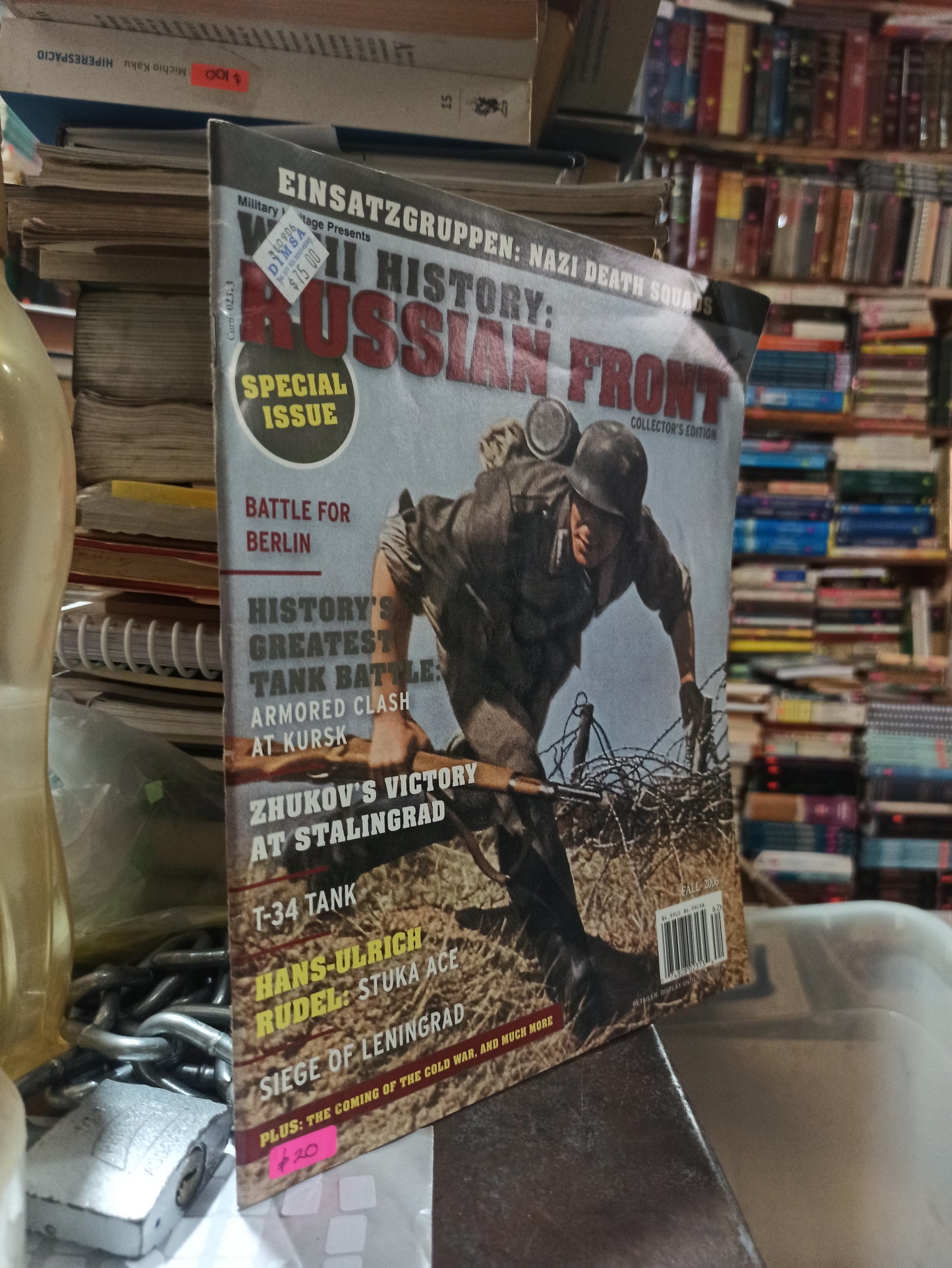 REVISTA WWII HISTORY RUSSIAN FRONT POR NORWICH UNIVERSITY USADO 2DA GUERRA ALDAMA