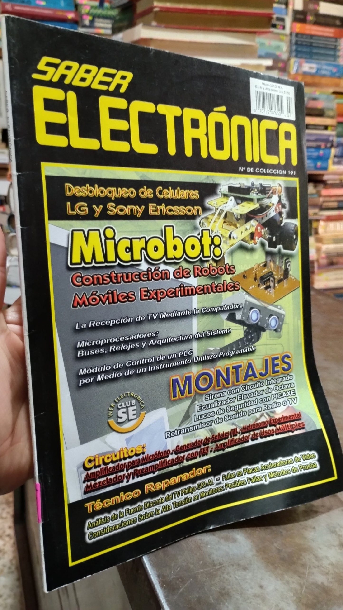 MICROBOT CONSTRUCCION DE ROBOTS MOVILES EXPERIMENTALES LIBRO USADO ELECTRICIDAD ALDAMA