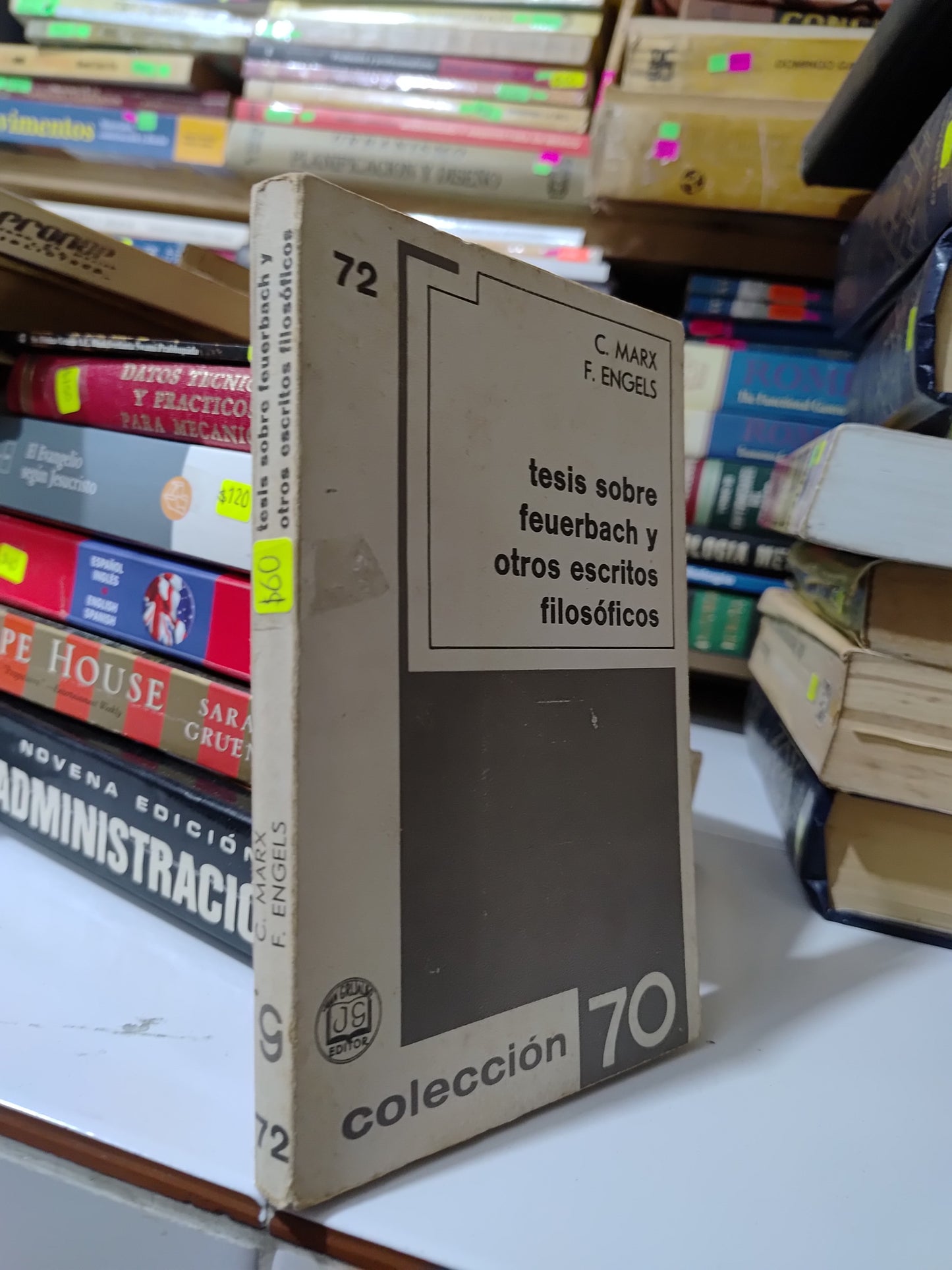 TESIS SOBRE FEUERBACH Y OTROS ESCRITOS FILOSOFICOS POR C. MARX USADO SOCIOLOGIA JUAREZ 507
