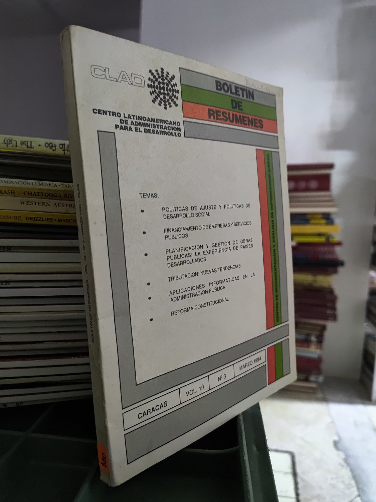 BOLETIN DE RESUMENES POR EDITORIAL CLAD USADO POLITICA JUAREZ 515