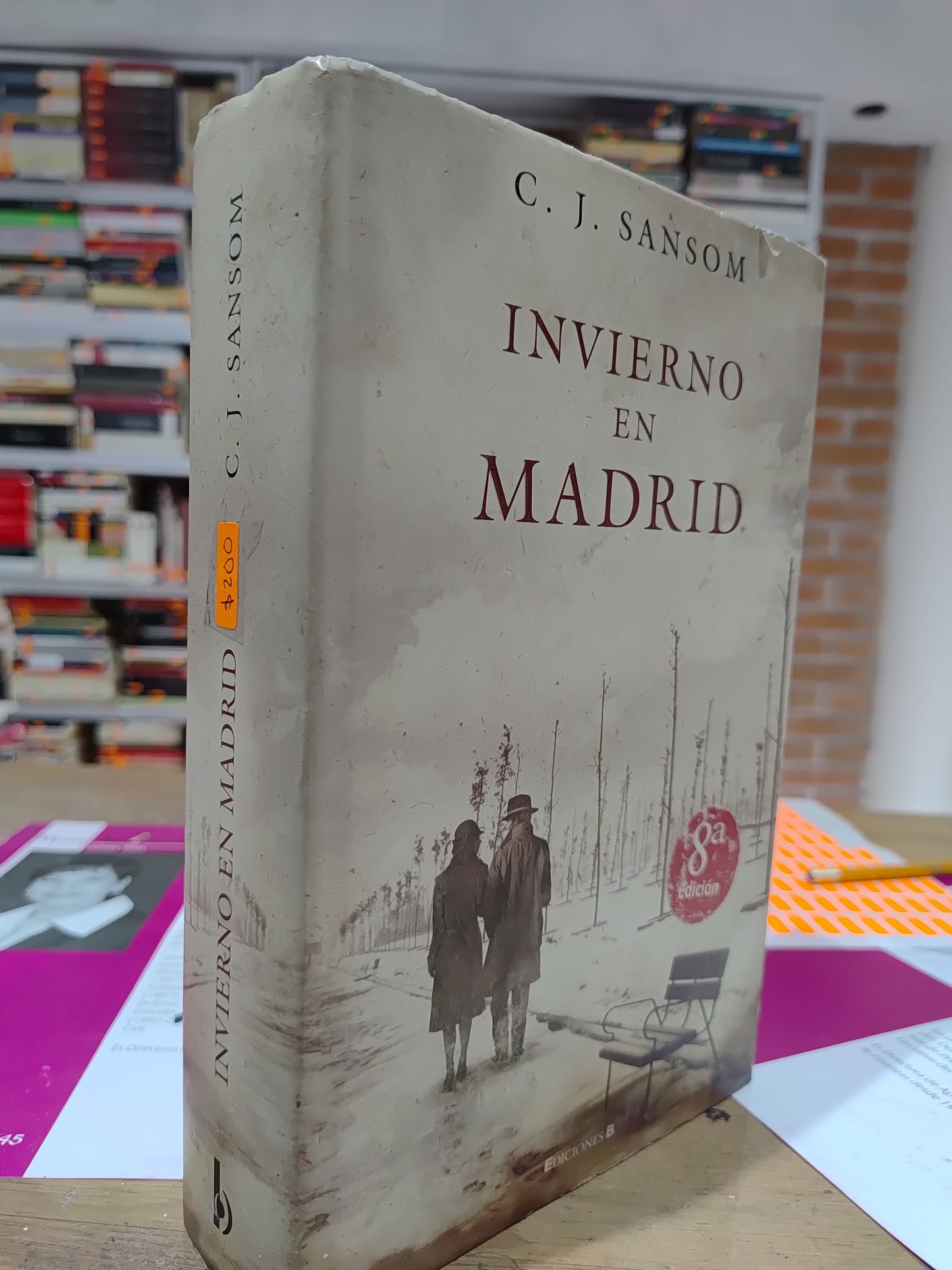 INVIERNO EN MADRID POR C. J. SANSOM USADO NOVELAS JUAREZ 515