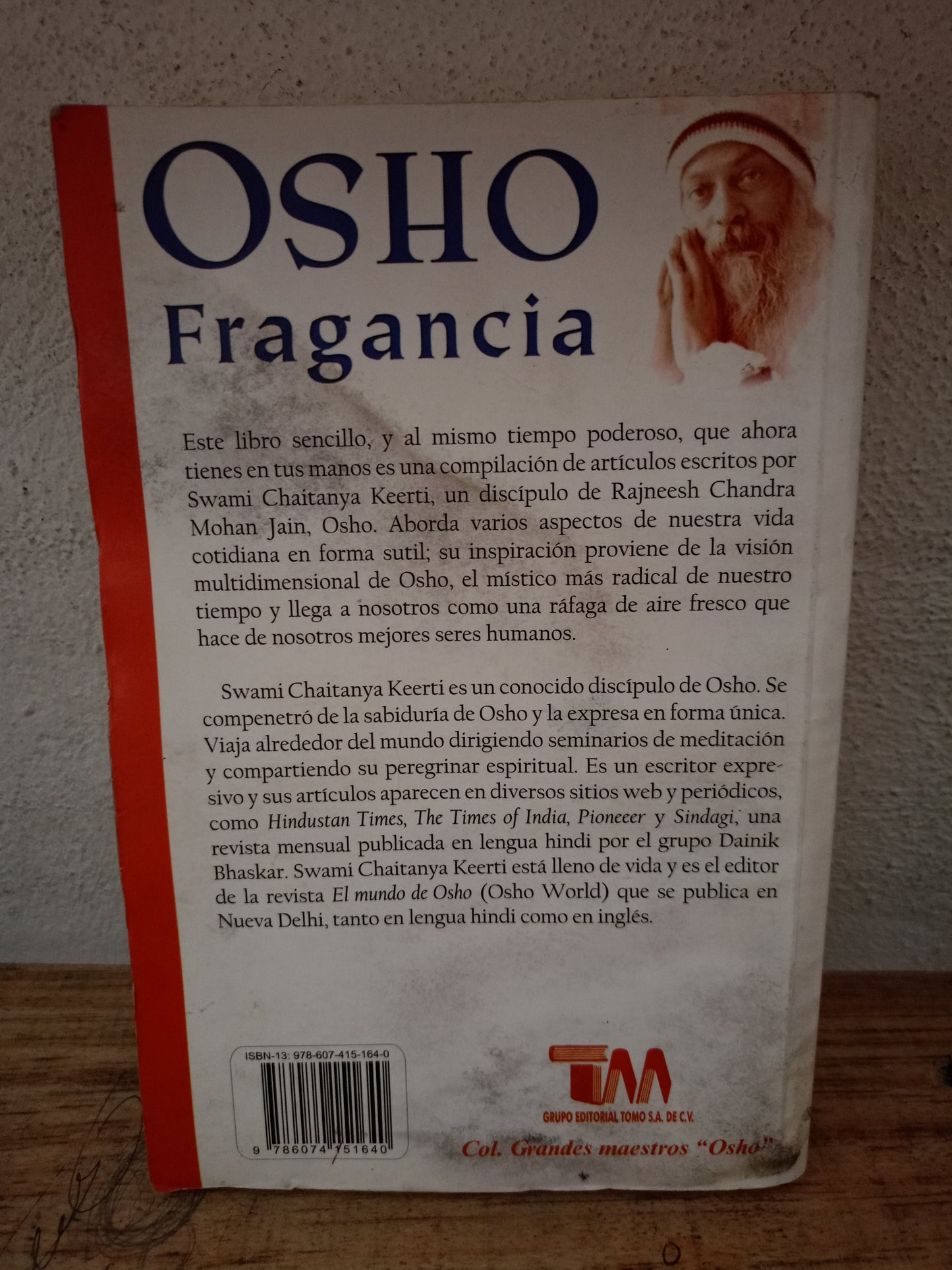 FRAGANCIA POR OSHO USADO SUPERACIÓN PERSONAL LITERARIO 305