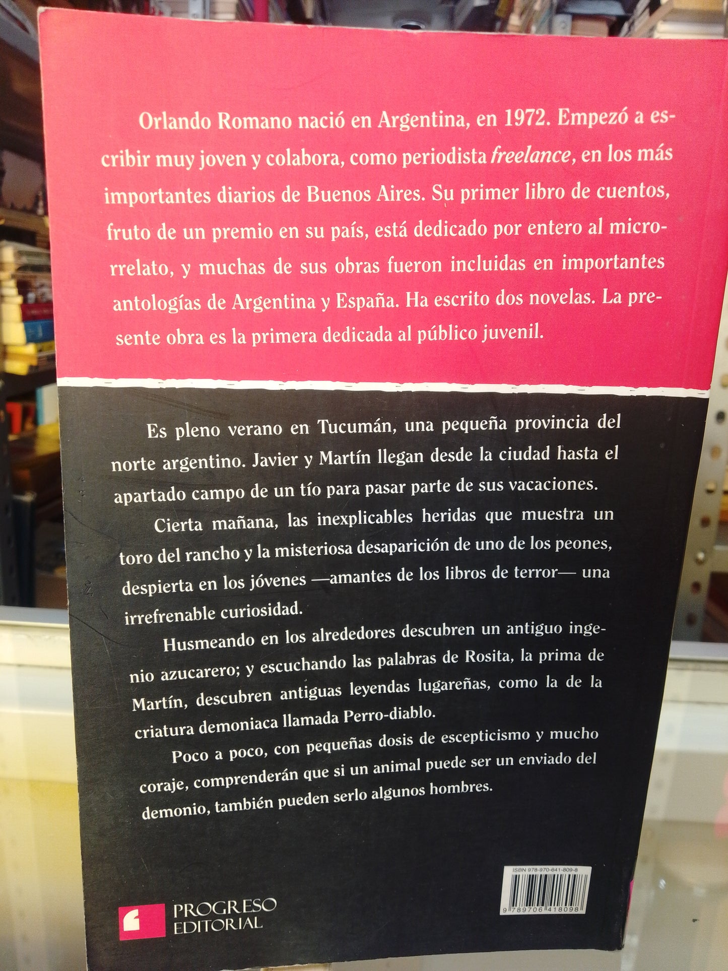 PERRO DIABLO POR ORLANDO ROMANO USADO NOVELAS JUAREZ