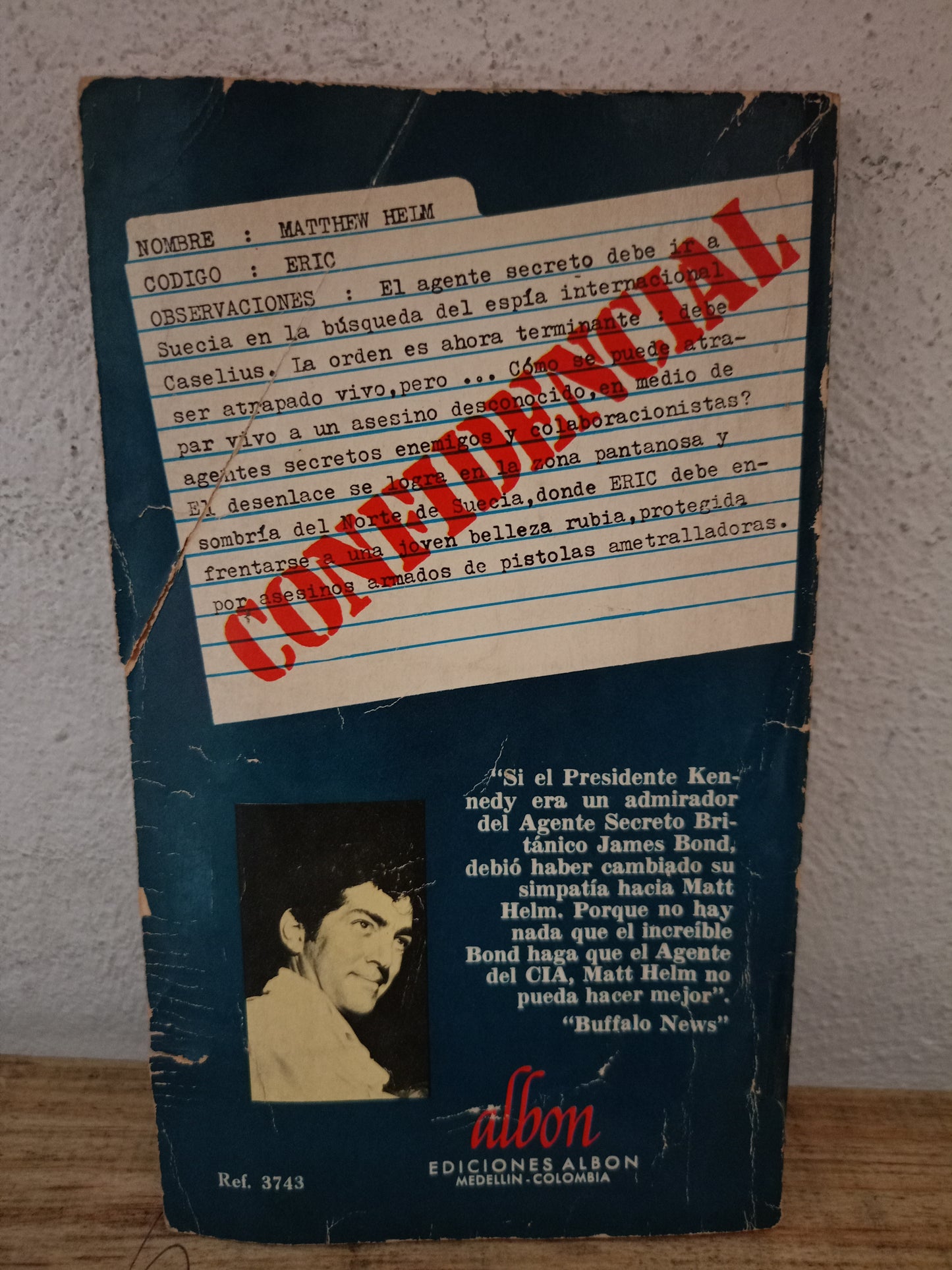 LOS DEMOLEDORES POR DONALD HAMILTON USADO NOVELA LITERARIO 305