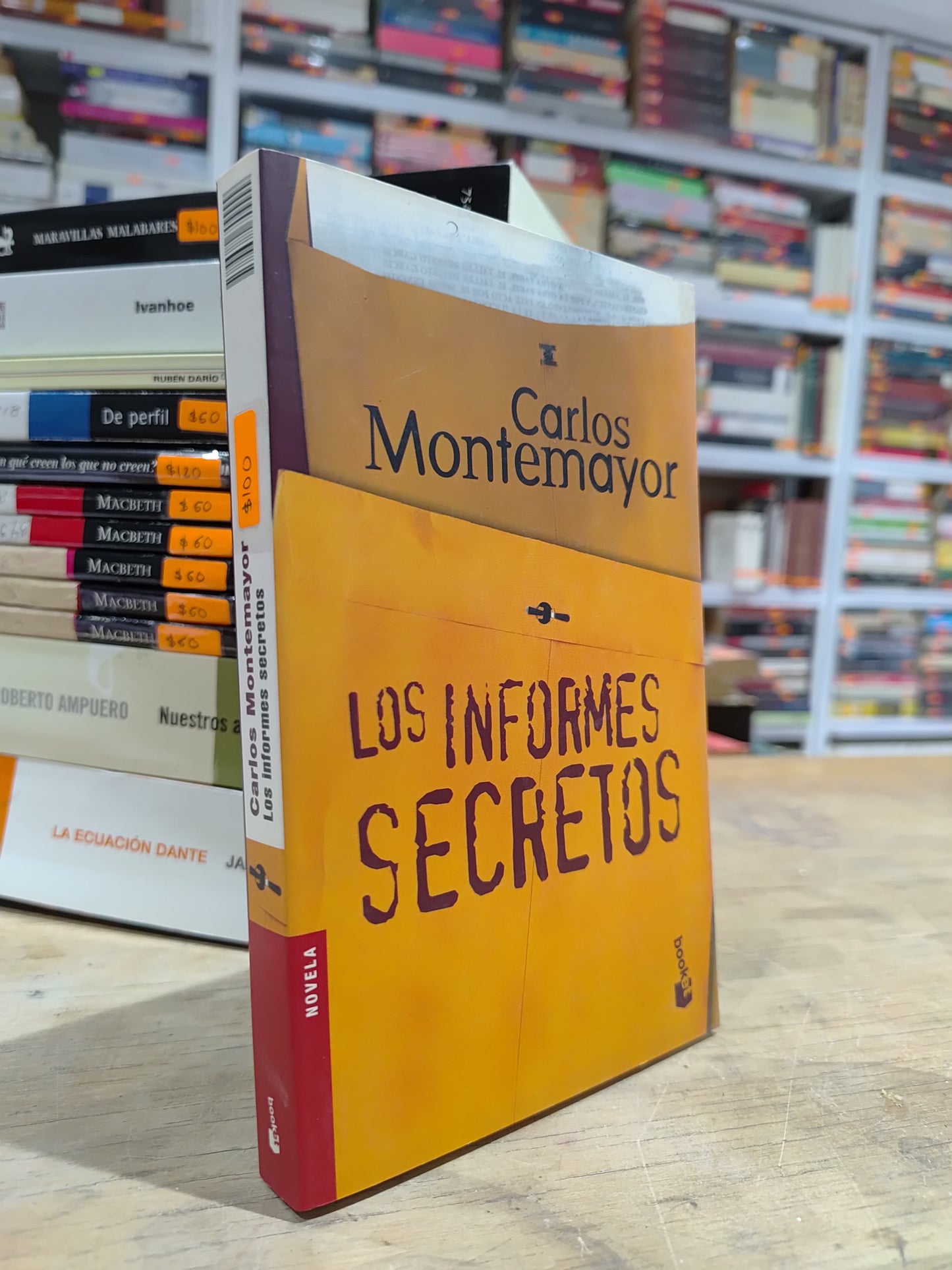 LOS INFORMES SECRETOS POR CARLOS MONTEMAYOR USADO NOVELAS JUAREZ 515