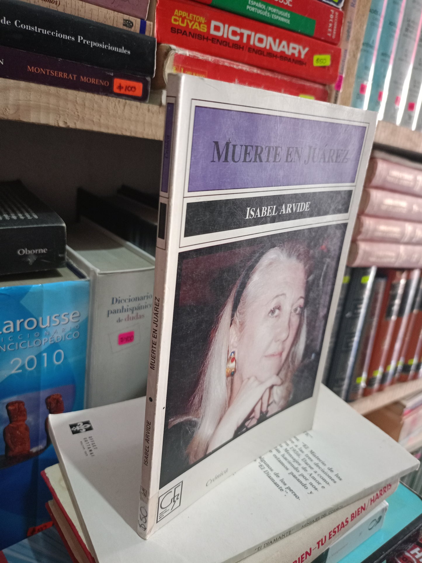 MUERTE EN JUAREZ POR ISABEL ARVIDE USADO NOVELA LITERARIO 305