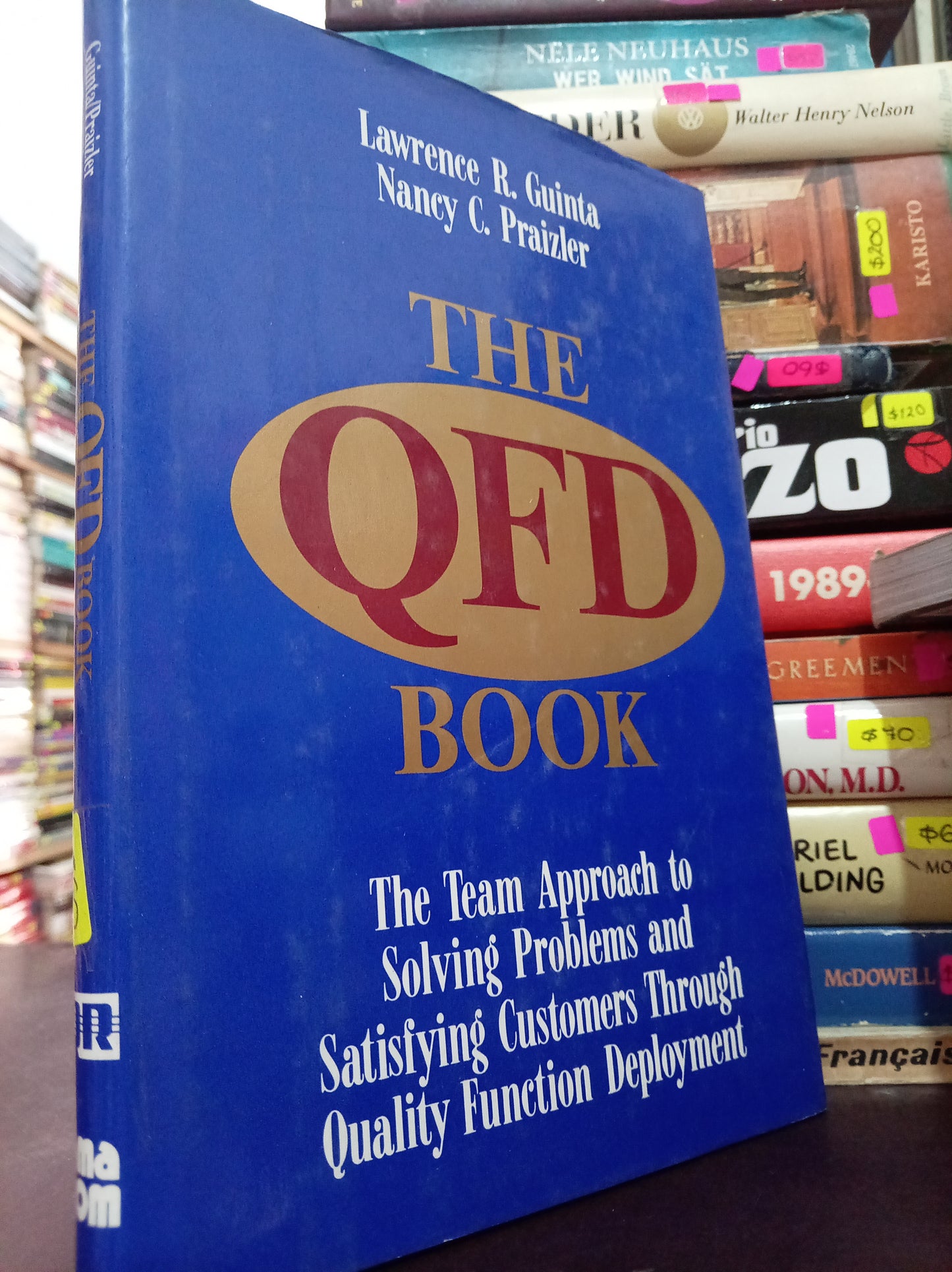 THE QFD BOOK POR LAWRENCE R. GUINTA NANCY C. PRAIZLER USADO IDIOMAS LITERARIO 305