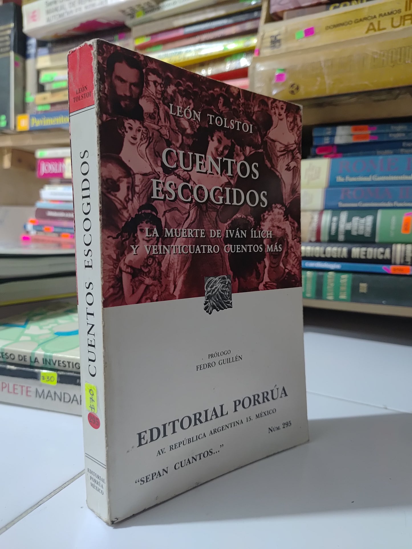 CUENTOS ESCOGIDOS POR LEON TOLSTOI USADO NOVELAS JUAREZ 507