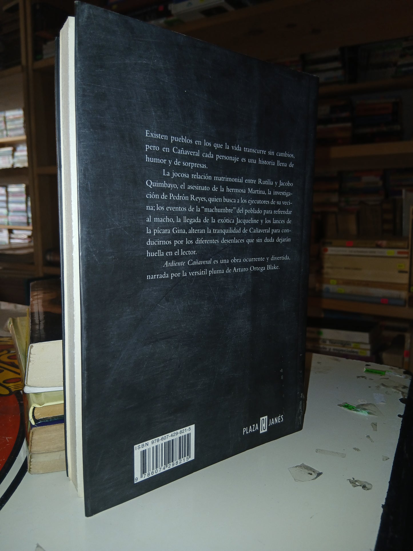 ARDIENTE CAÑAVERAL POR ARTURO ORTEGA BLAKE USADO NOVELA LITERARIO 207