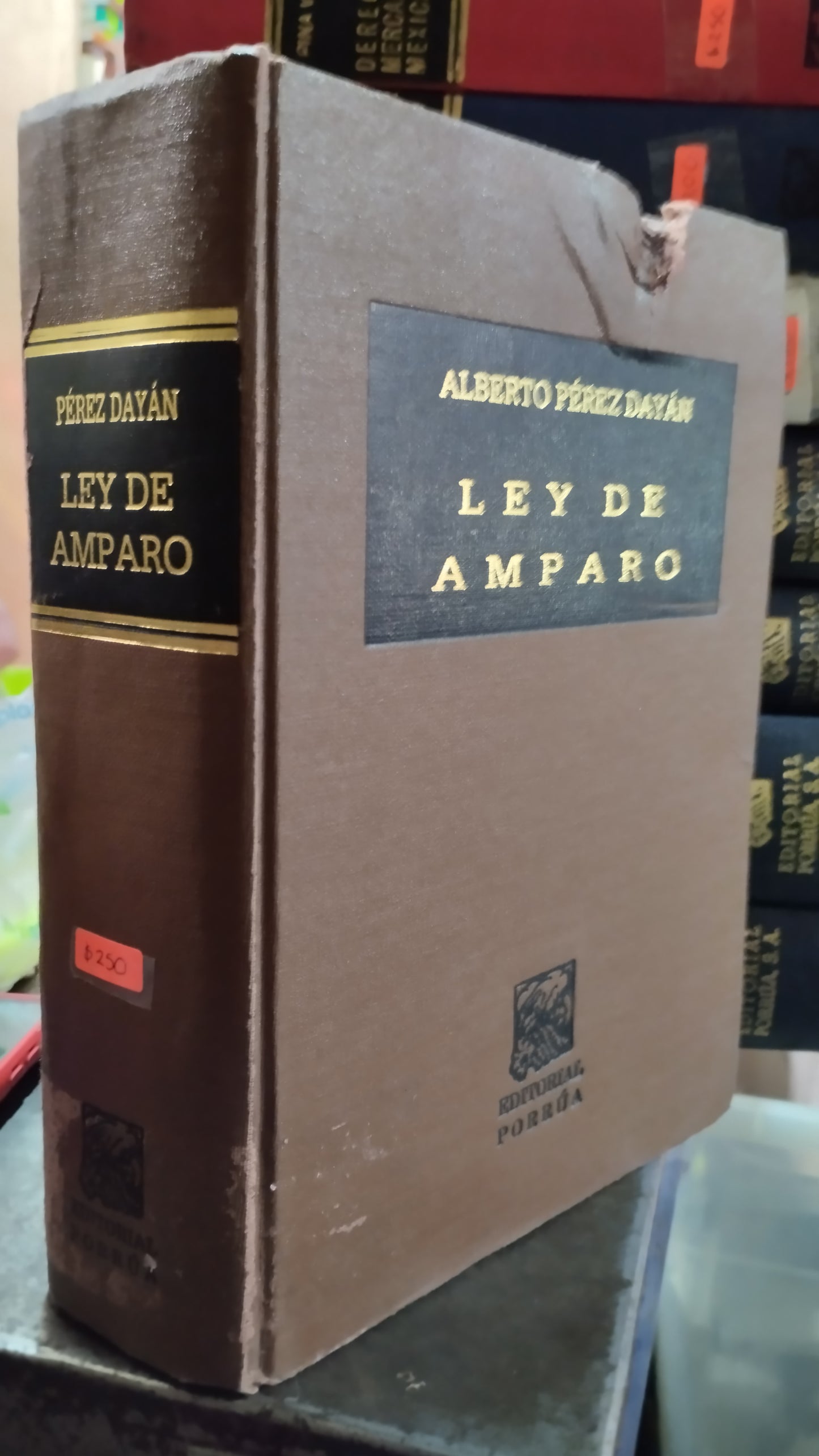 LEY DE AMPARO POR ALBERTO PEREZ DAYAN LIBRO USADO DERECHO ALDAMA