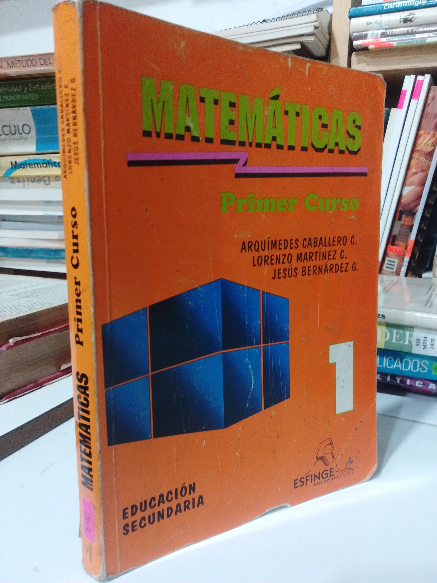 MATEMATICAS PRIMER CURSO POR ARQUIMIDES CABALLERO USADO MATEMATICAS JUAREZ