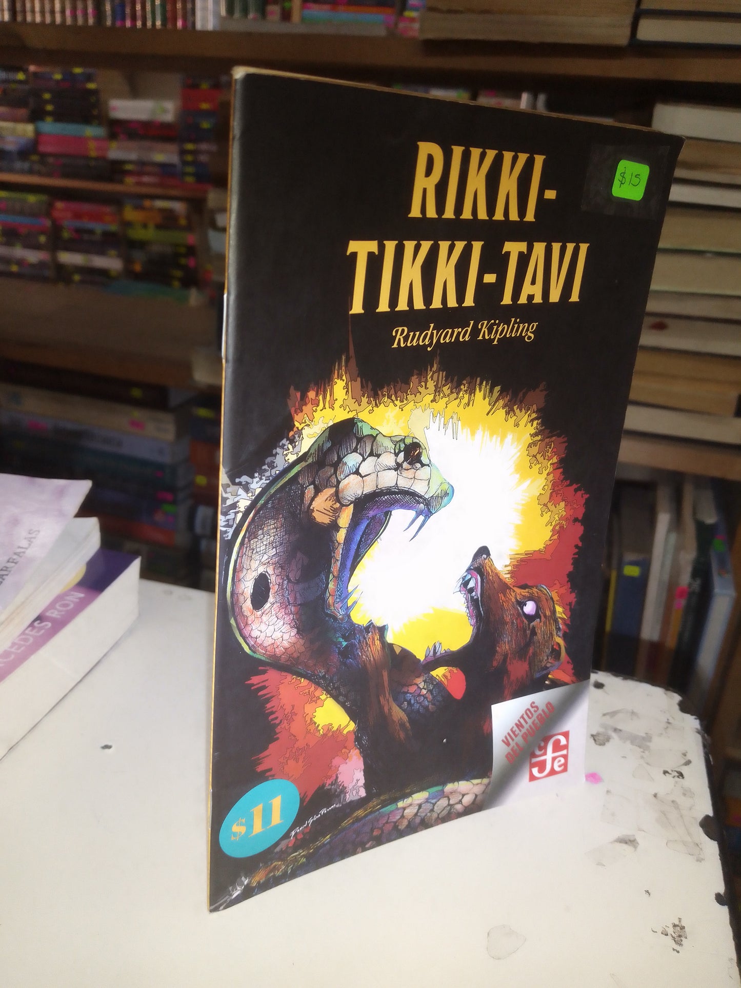 RIKKI-TIKKI-TAVI POR RUDYARD KIPLING USADO NOVELA LITERARIO 207