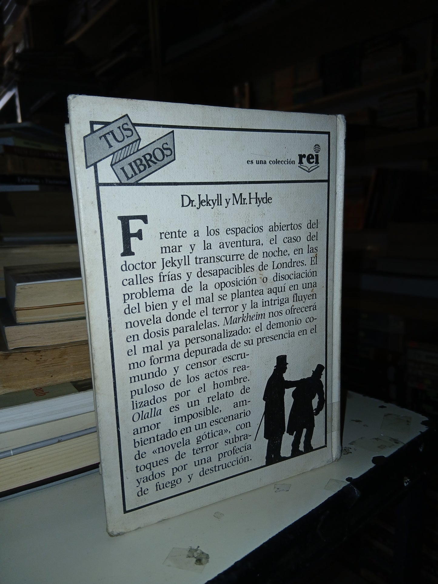 EL EXTRAÑO CASO DEL DR. JEKYLL Y MR. HYDE POR ROBERT L. STEVENSON USADO NOVELA LITERARIO 207