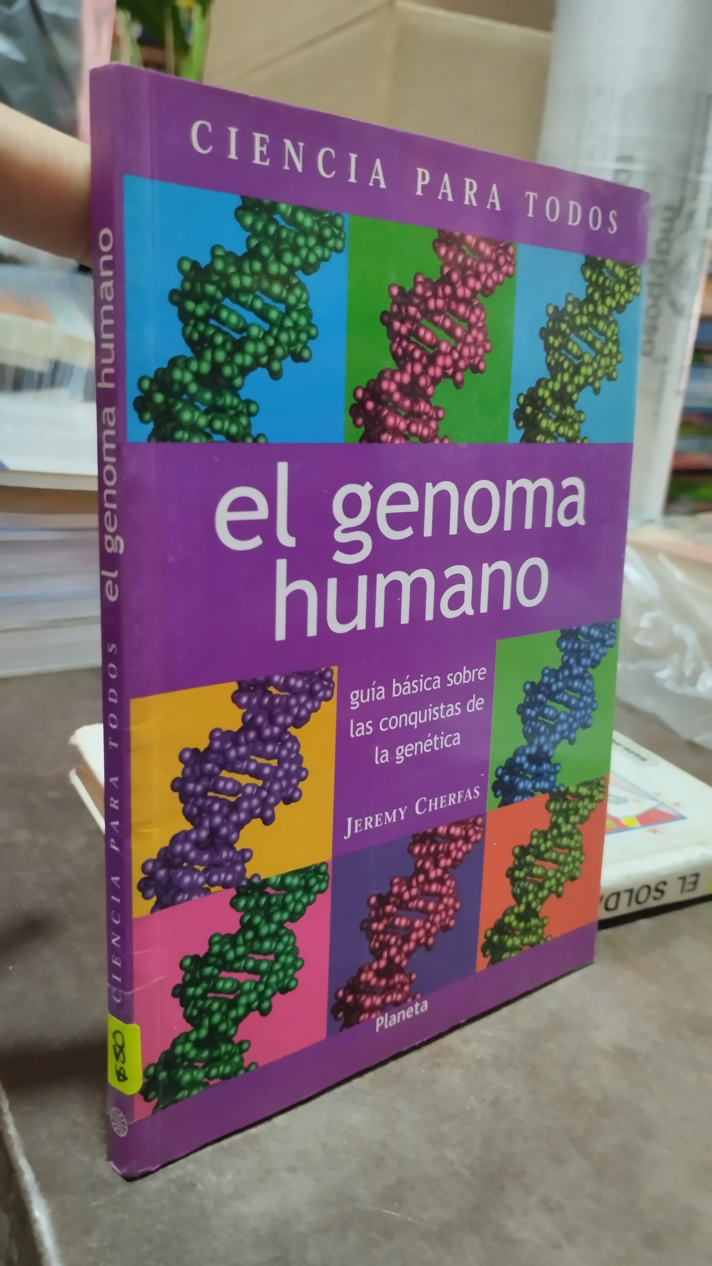 EL GENOMA HUMANO POR JEREMY CHERFAS LIBRO USADO INFANTIL ALDAMA