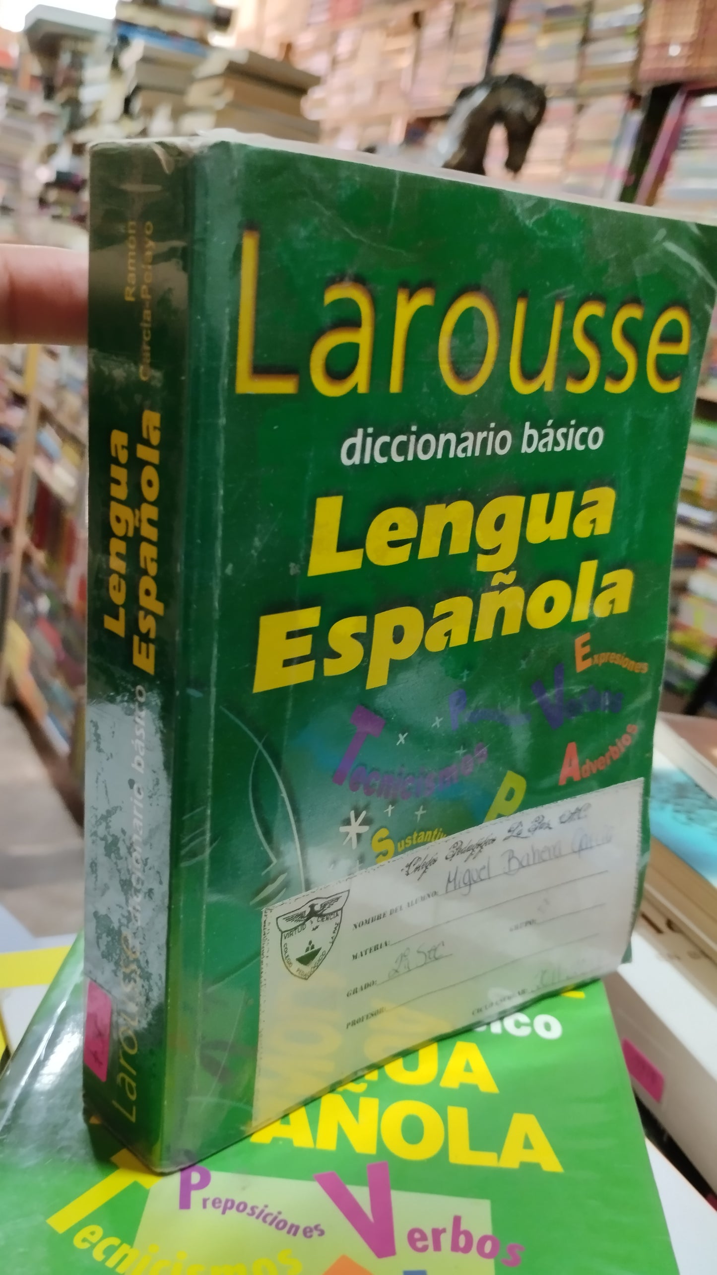 LAROUSSE DICCIONARIO BASICO LENGUA ESPAÑOLA LIBRO USADO EDUCACION ALDAMA