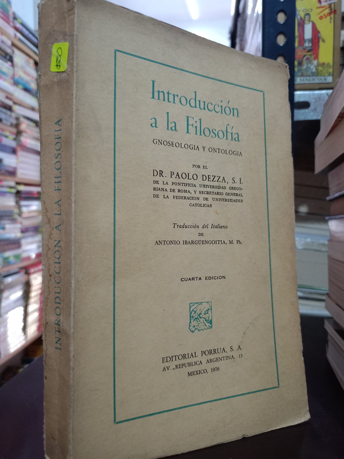 INTRODUCCION A LA FILOSOFIA POR PAOLA DEZZA USADO FILOSOFIA LITERARIO 305