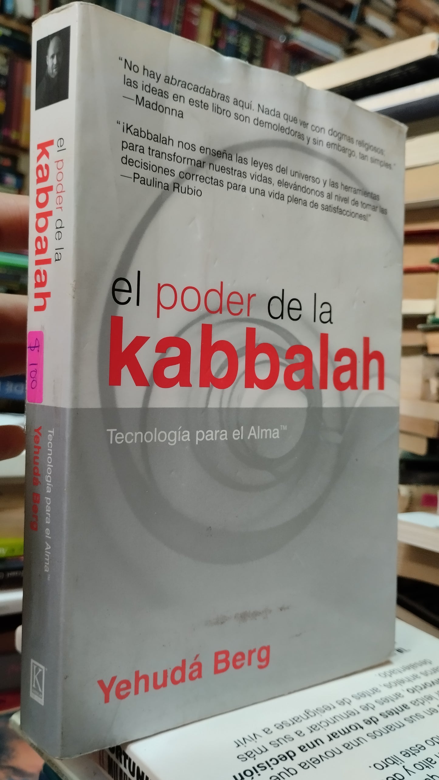 EL PODER DE LA KABBALAH POR YEHUNDA BERG LIBRO USADO SUPERACION PERSONAL ALDAMA