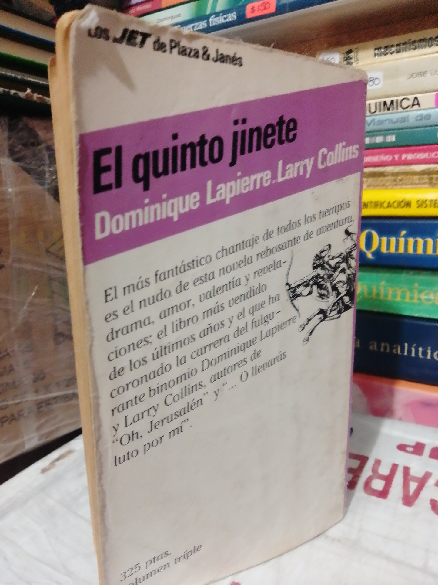 EL QUINTO JINETE POR DOMINIQUE LAPIERRE USADO NOVELA JUÁREZ