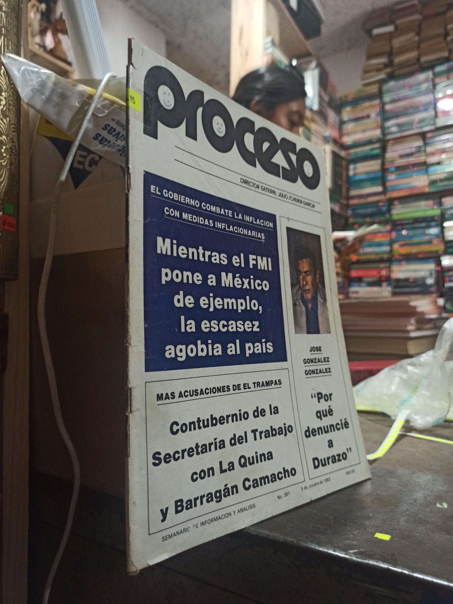 REVISTA PROCESO POR JULIO SCHERER GARCIA USADO BUEN ESTADO PASTA BLANDA