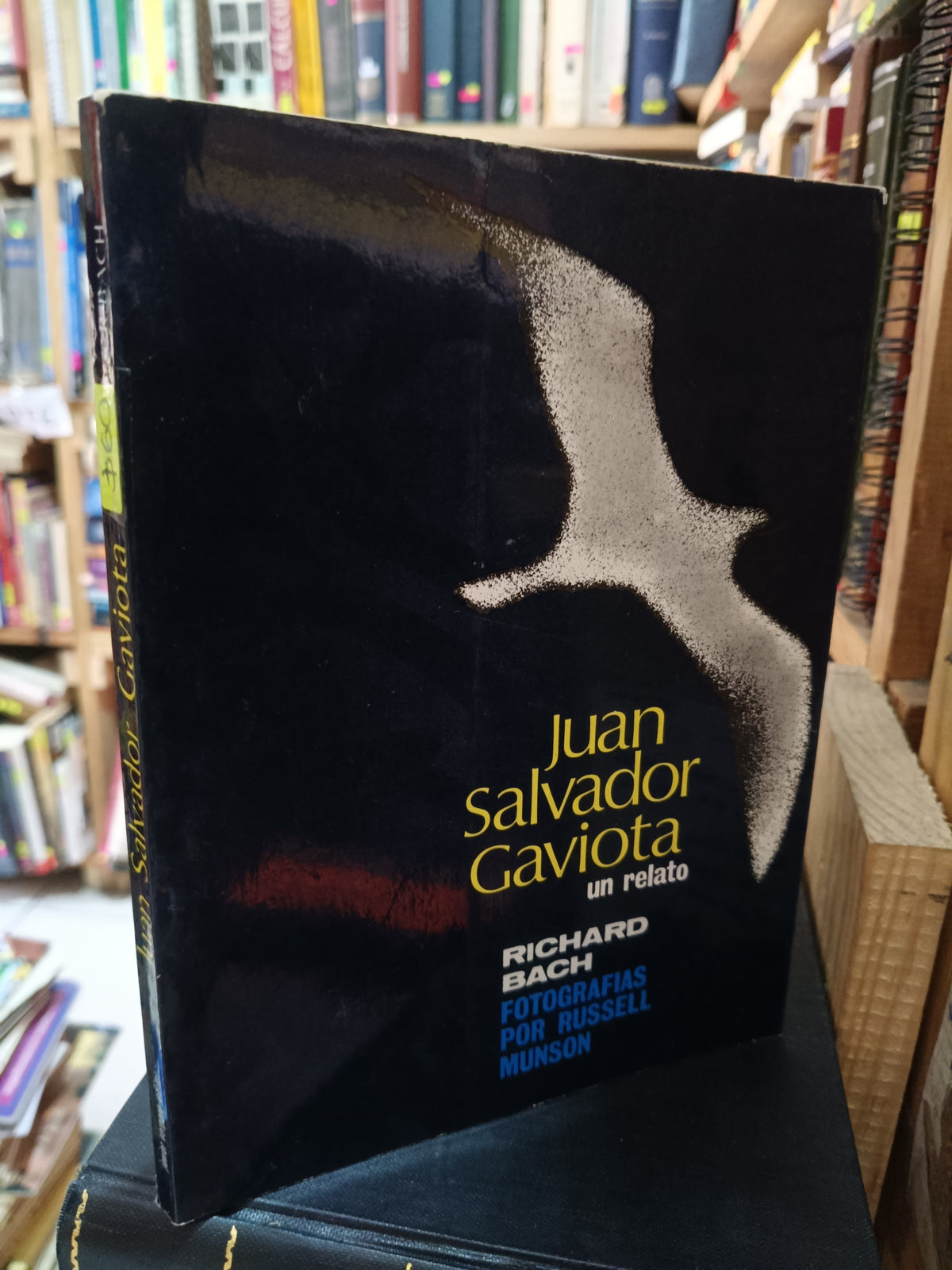 UN RELATO JUAN SALVADOR GAVIOTA RICHARD BACH FOTOGRAFIAS POR RUSSELL MUNSON USADO S.PERSONAL LITERARIO 305