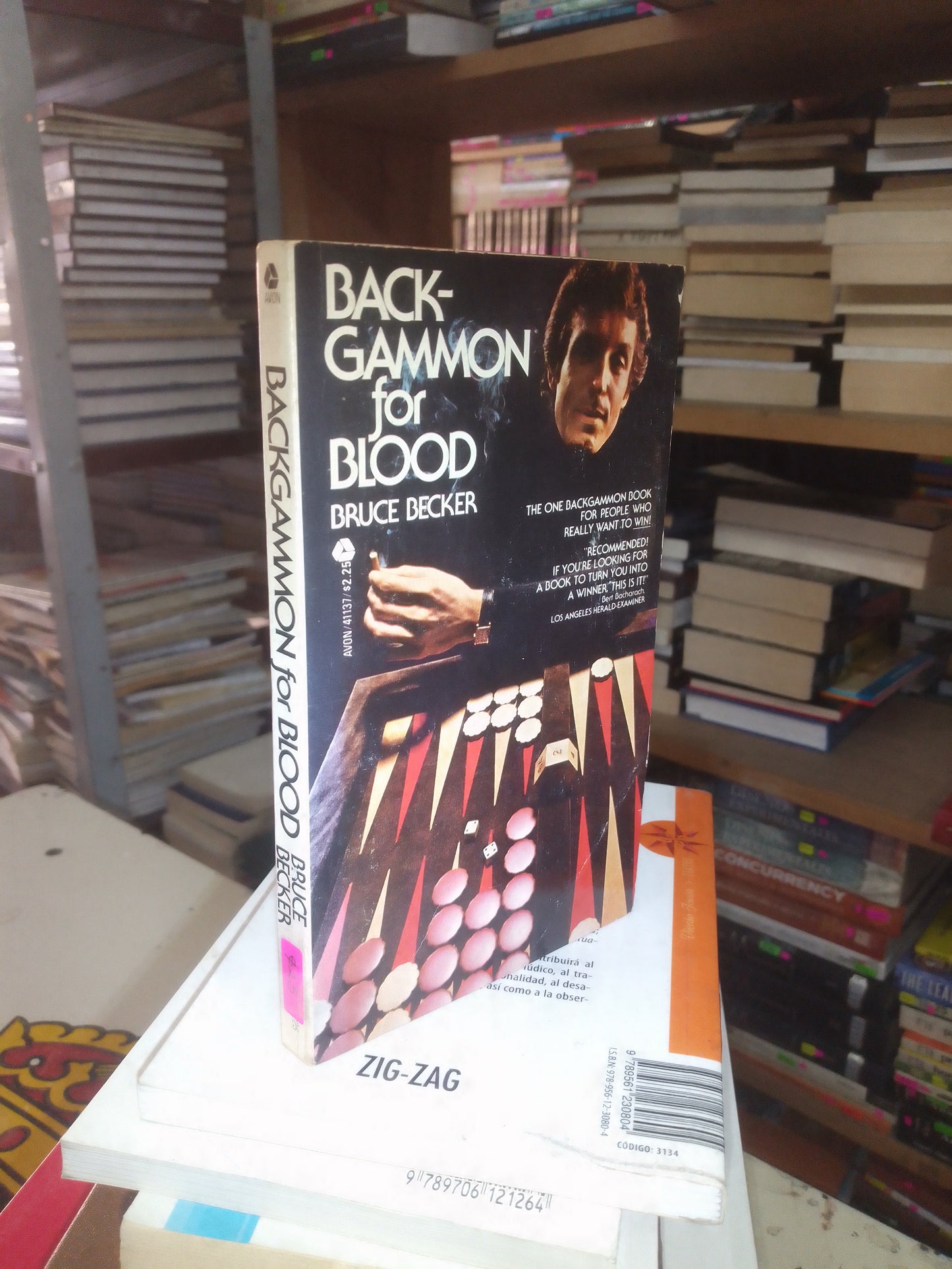 BACKGAMMON FOR BLOOD POR BRUCE BECKER USADO IDIOMAS LITERARIO 207