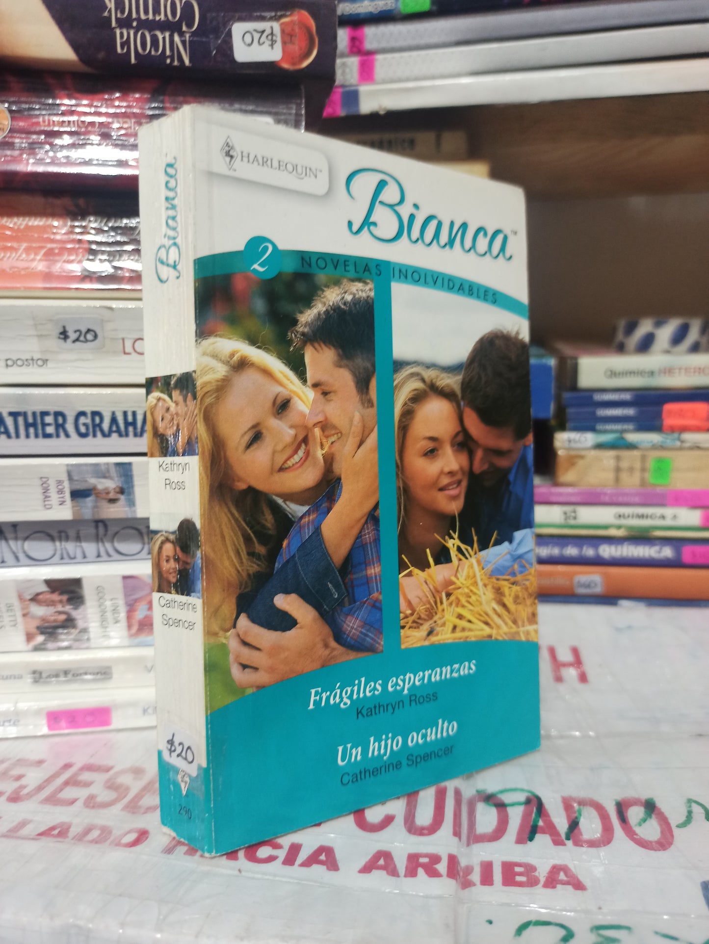 FRAGILES ESPERANZAS/UN HIJO OCULTO POR KATHRYN ROSS USADO NOVELAS JUÁREZ