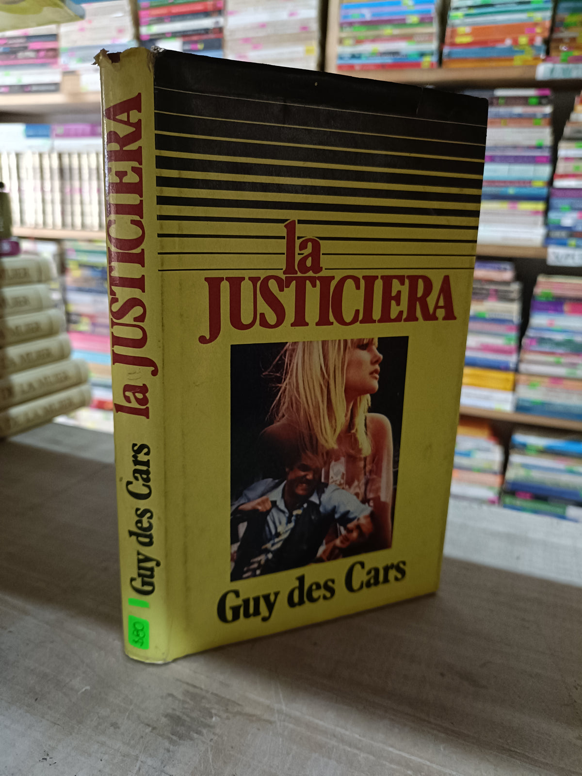 LA JUSTICIERA POR GUY DES CARS USADO NOVELA LITERARIO 207