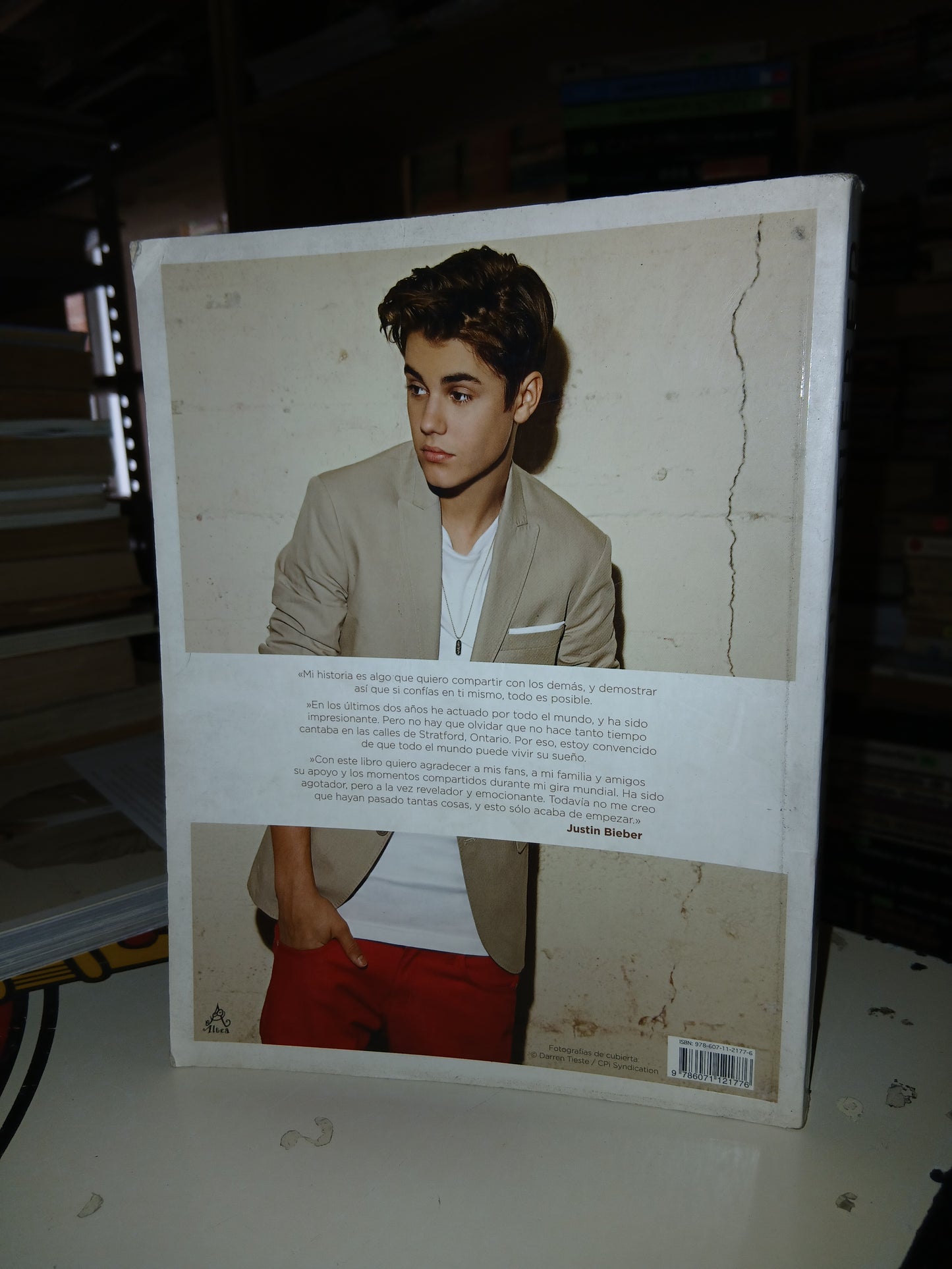 ESTO SÓLO ACABA DE EMPEZAR POR JUSTIN BIEBER USADO NOVELA LITERARIO 207