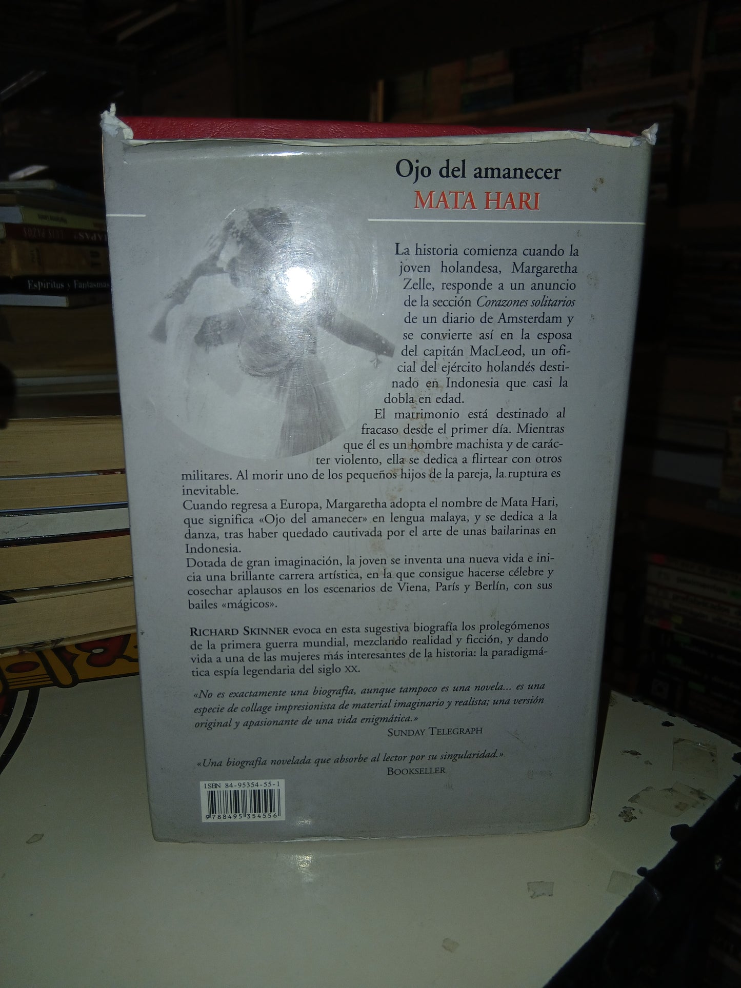 OJO DEL AMANECER: MATA HARI POR RICHARD SKINNER USADO NOVELA LITERARIO 207
