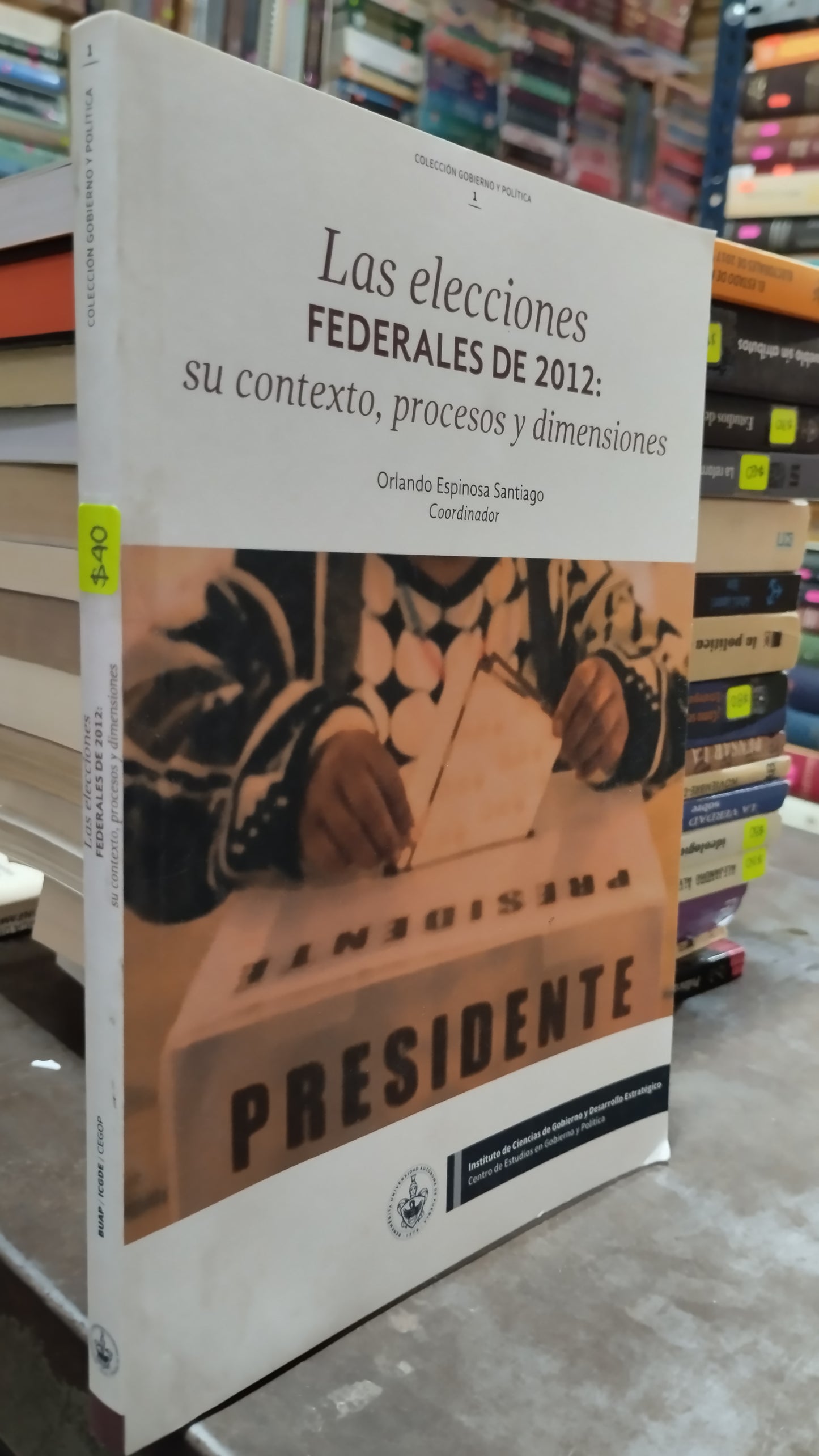 LAS ELECCIONES FEDERALES DE 2012 SU CONTEXTO PROCESOS Y DIMENSIONES LIBRO USADO POLITICA ALDAMA