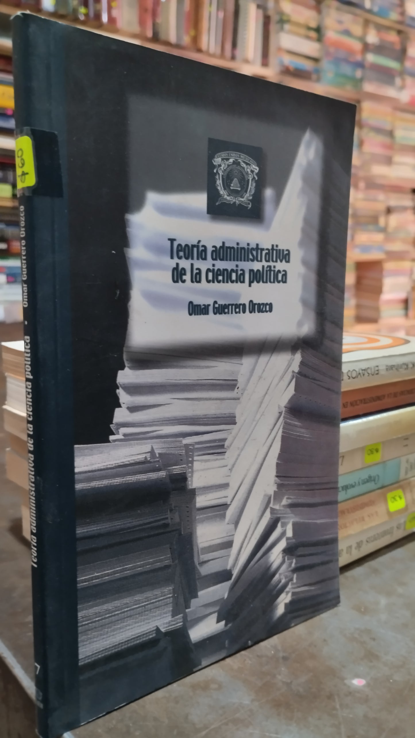 TEORIA ADMINISTRATIVA DE LA CIENCIA POLITICA POR OMAR GUERRERO OROZCO LIBRO USADO ADMINISTRACION ALDAMA