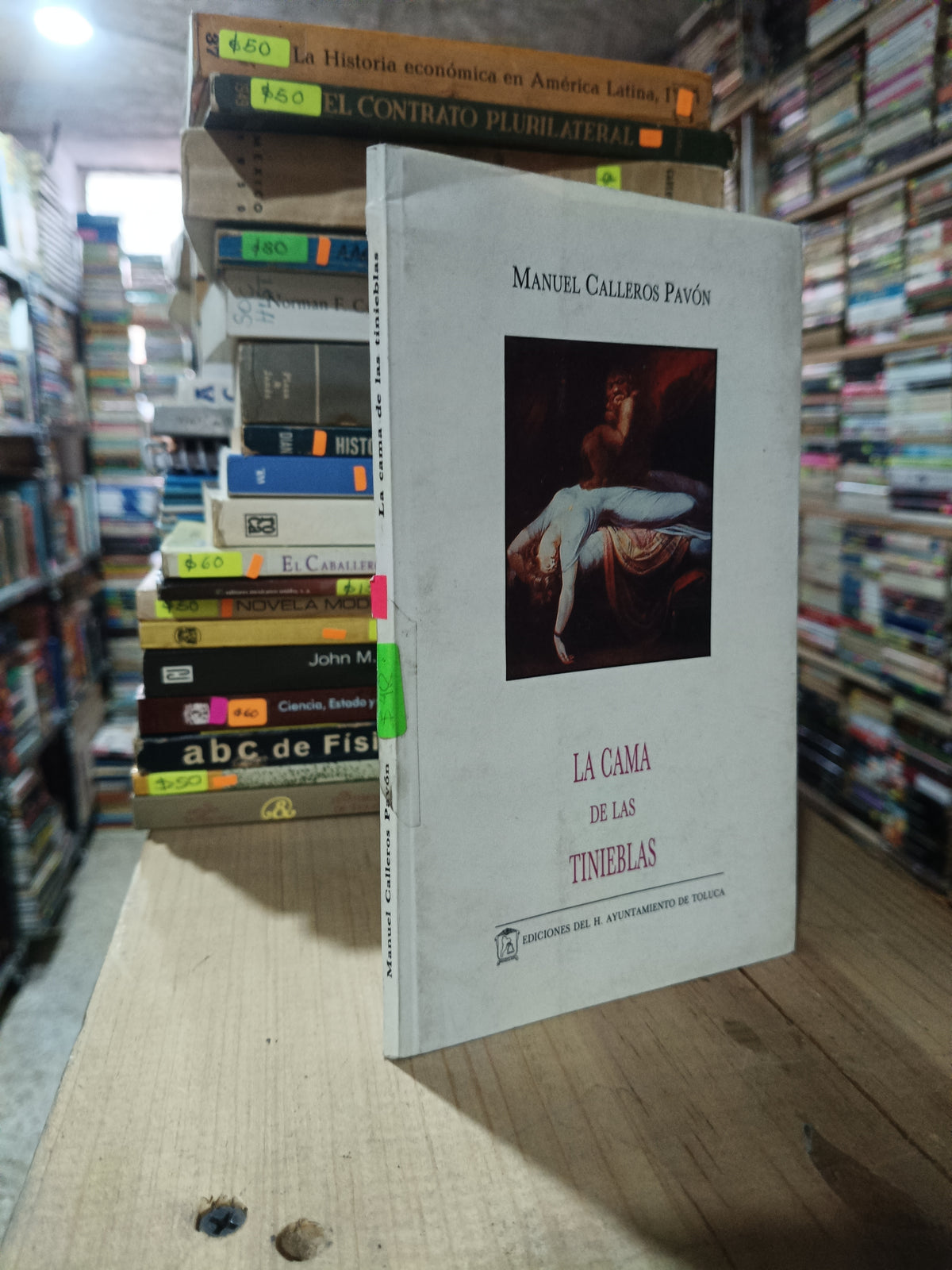 LA CAMA DE LAS TINIEBLAS POR MANUEL CALLEROS PAVON USADO NOVELA ALDAMA