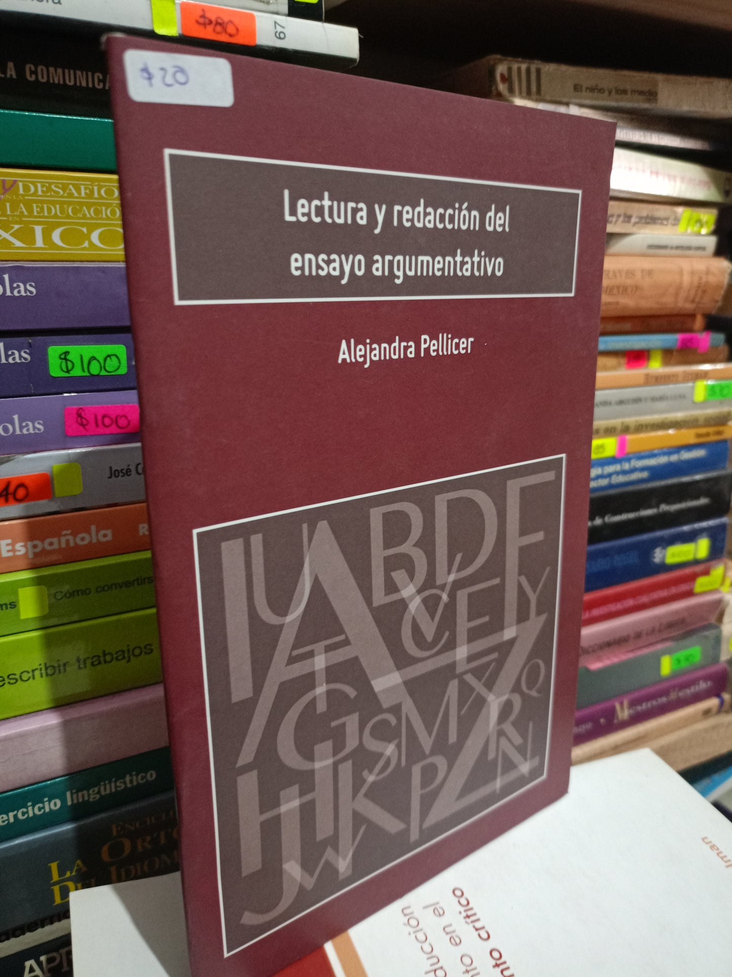 LECTURA Y REDACCION DEL ENSAYO ARGUMENTATIVO POR ALEJANDRA PELLICER USADO EDUCACIÓN LITERARIO 305