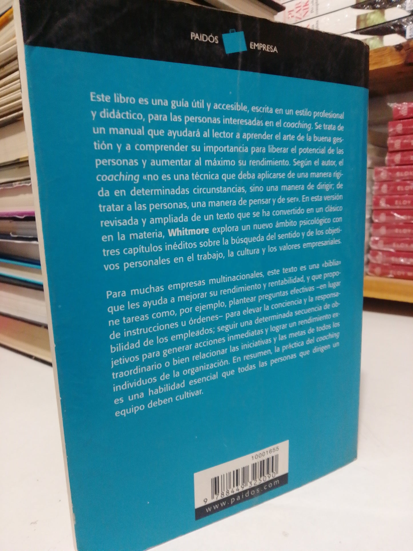 COACHING POR JOHN WHITMORE USADO SUP.PERSONAL JUAREZ