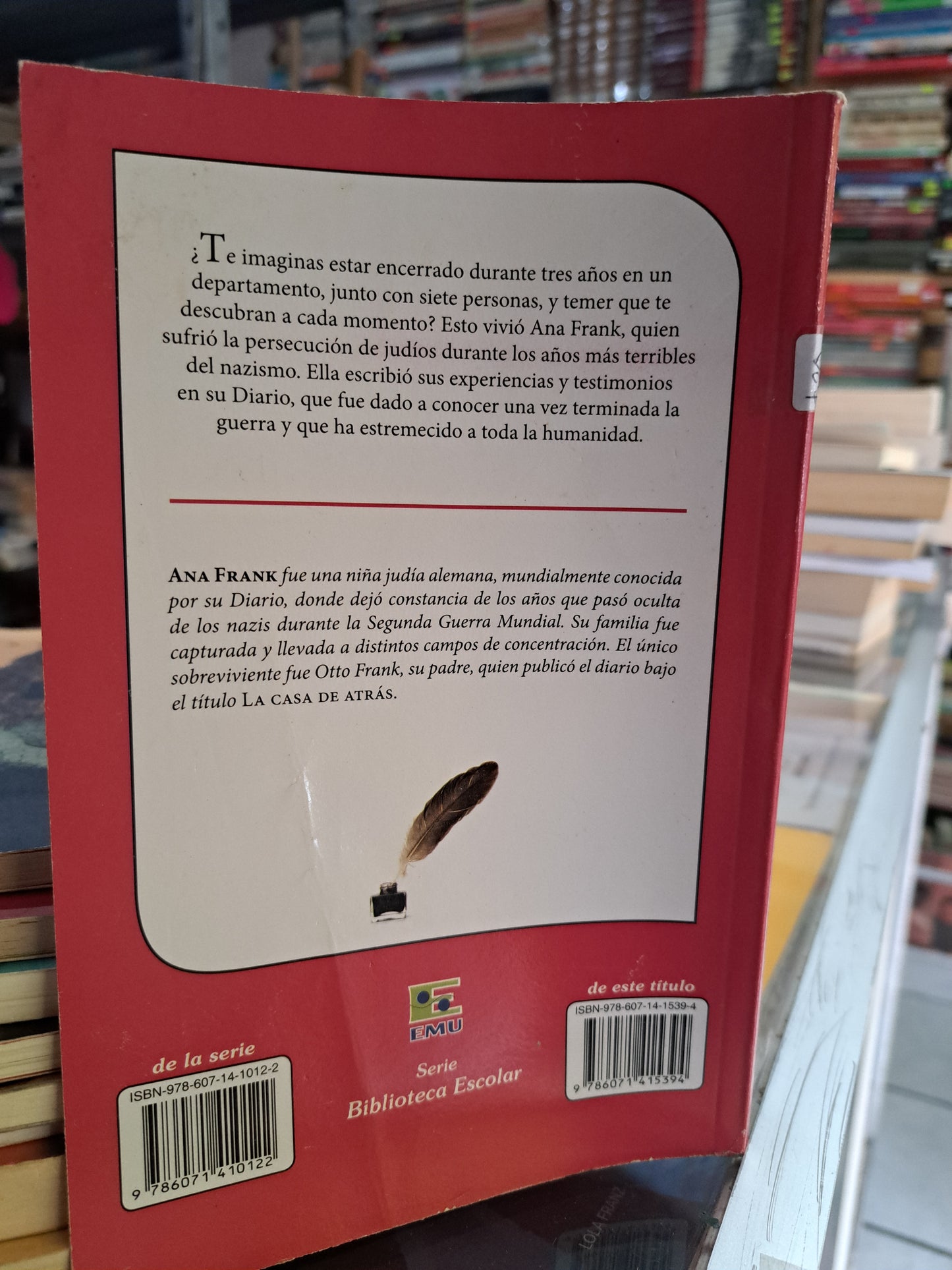 DIARIO ANA FRANK USADO NOVELA JUÁREZ