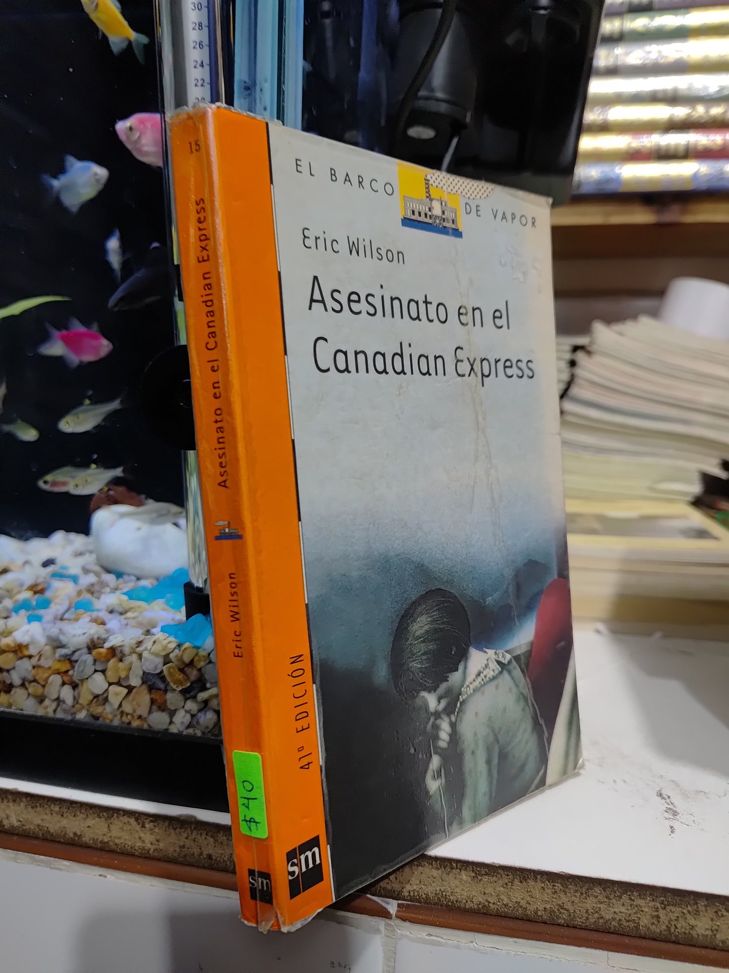 ASESINATO EN EL CANADIAN EXPRESS POR ERIC WILSON USADO NOVELAS JUAREZ