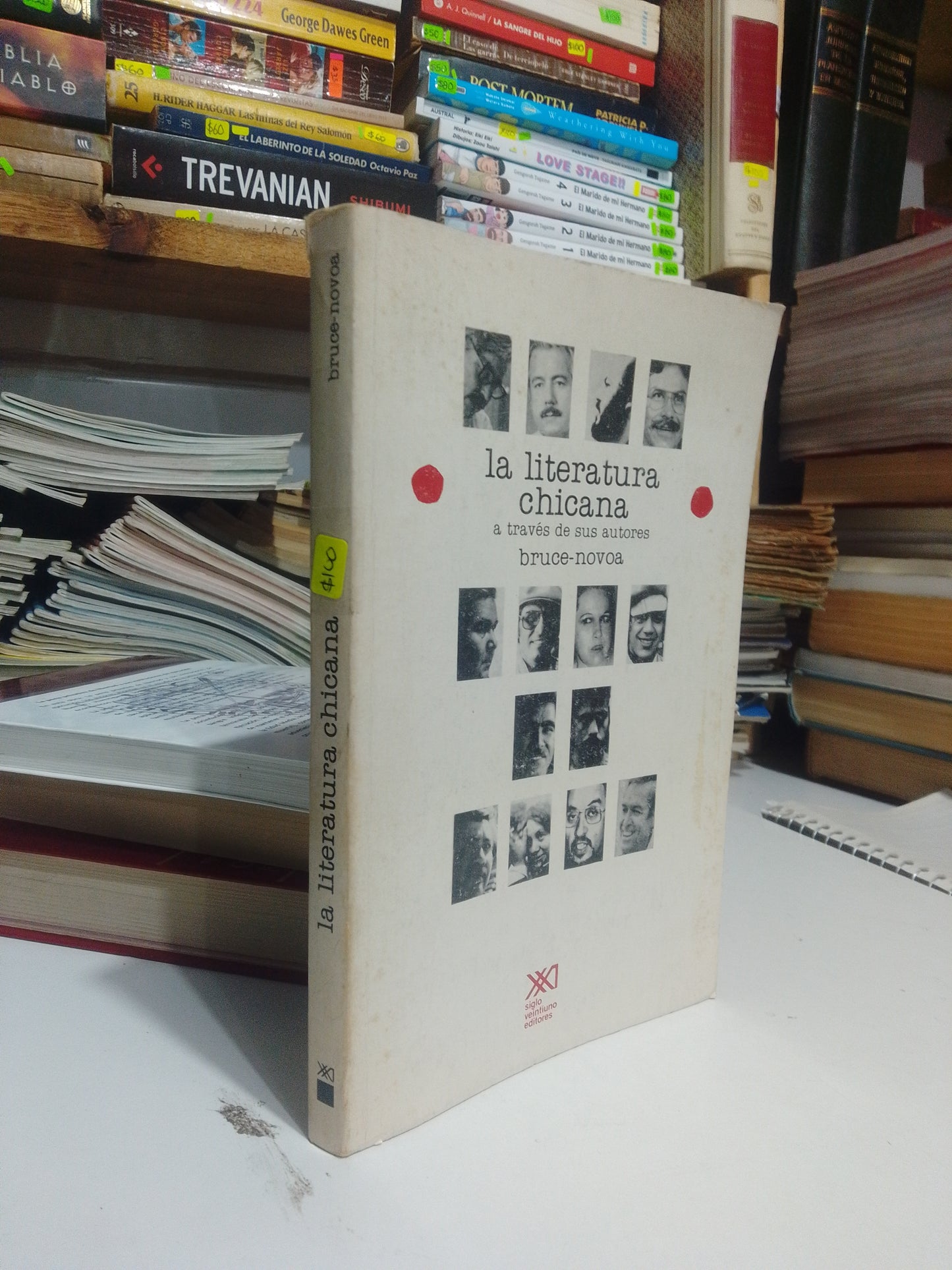 LA LITERATURA CHICANA A TRAVES DE SUS AUTORES POR BRUCE-NOVOA, USADO, NOVELA, JUAREZ 515