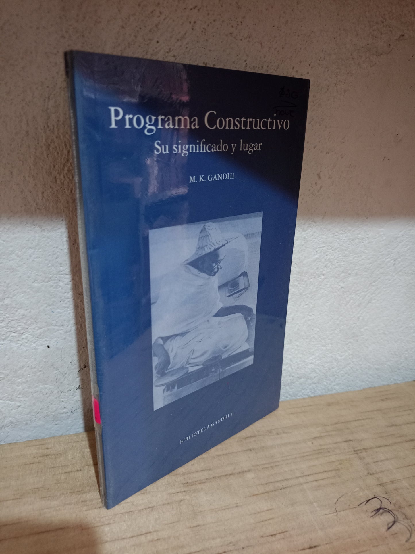 PROGRAMA CONSTRUCTIVO SU SIGNIFICADO Y SU LUGAR POR M.K. GANDHI NUEVO NOVELA LITERARIO 305