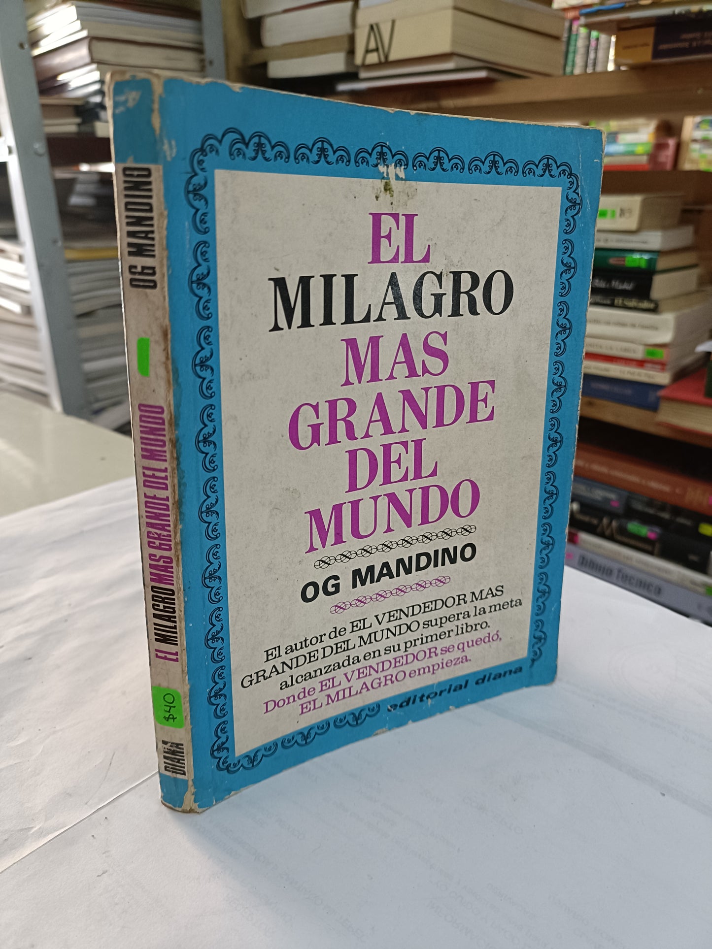 EL MILAGRO MAS GRANDE DEL MUNDO POR OG MANDINO USADO SUPERACION PERSONAL LITERARIO 207